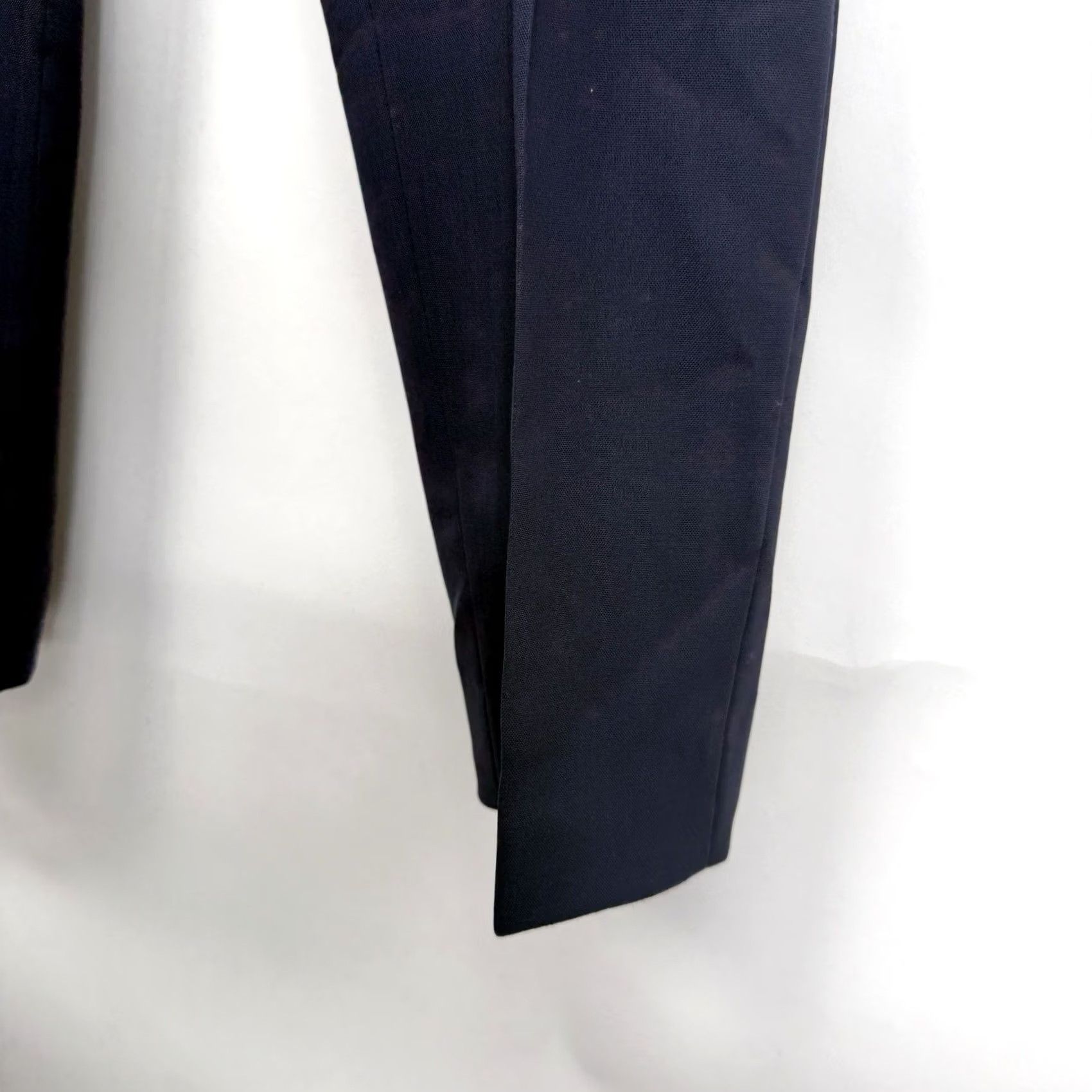Suitsupply Suitsupply Pants Mens 36 Regular Wool Dress Pants Navy Blue 100% Wool Flat Front Zip Pockets Straight Leg City Wedding Size 36R - 6 Thumbnail