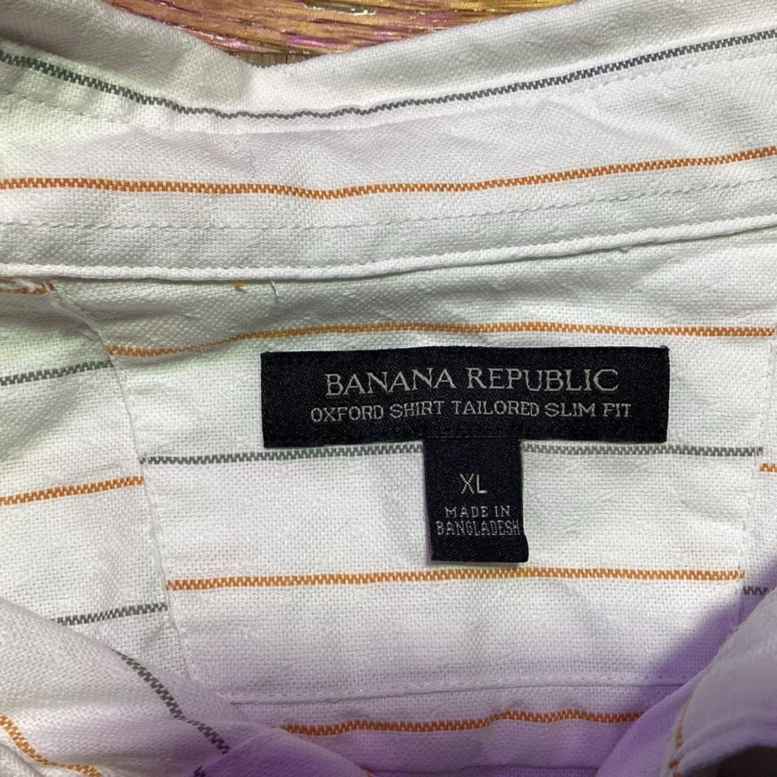 Banana Republic Banana Republic Slim Fit Oxford Size US XL / EU 56 / 4 - 3 Thumbnail