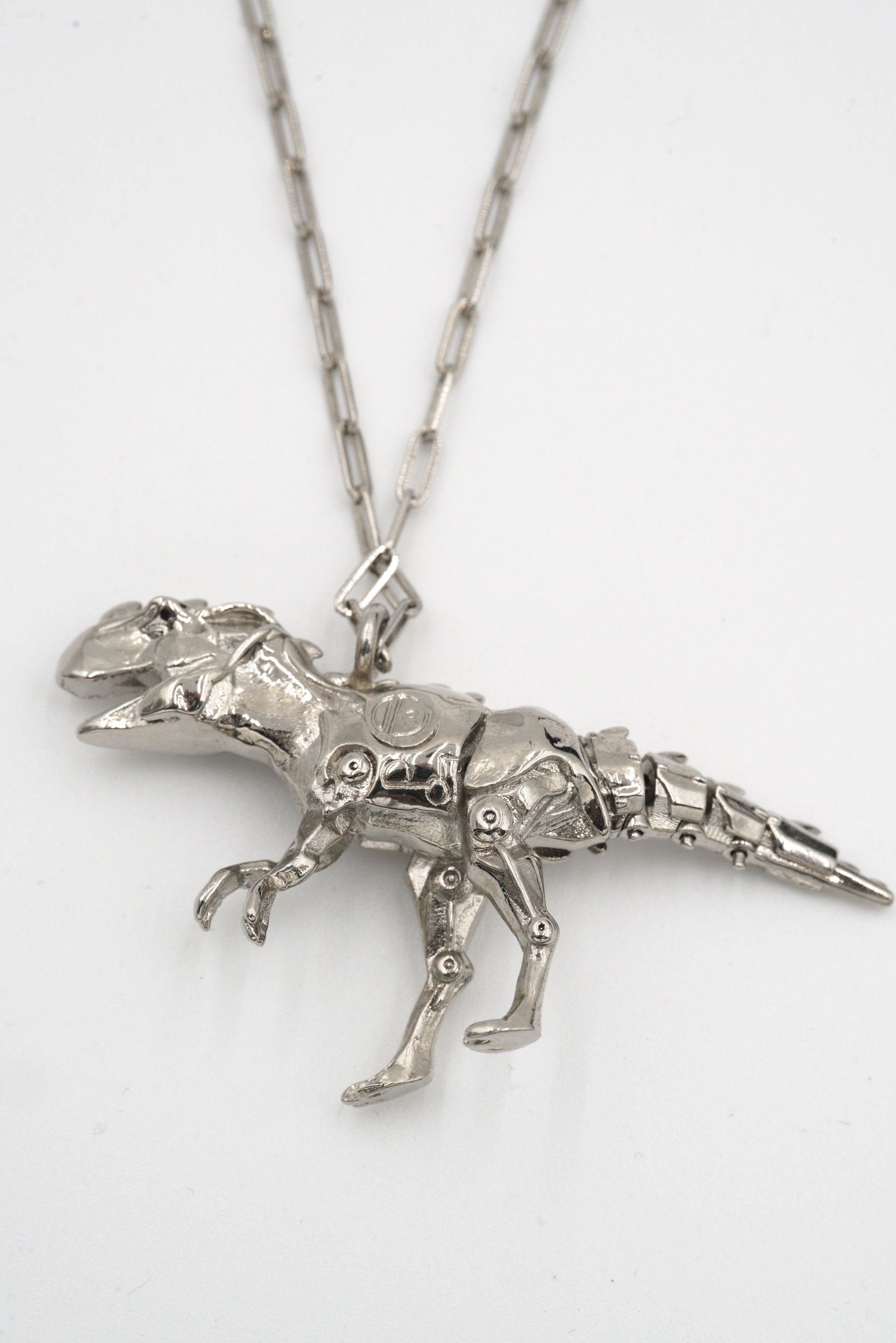 Dior Dior Homme x Sorayama AW2019 Dinosaur Necklace Size ONE SIZE - 3 Thumbnail