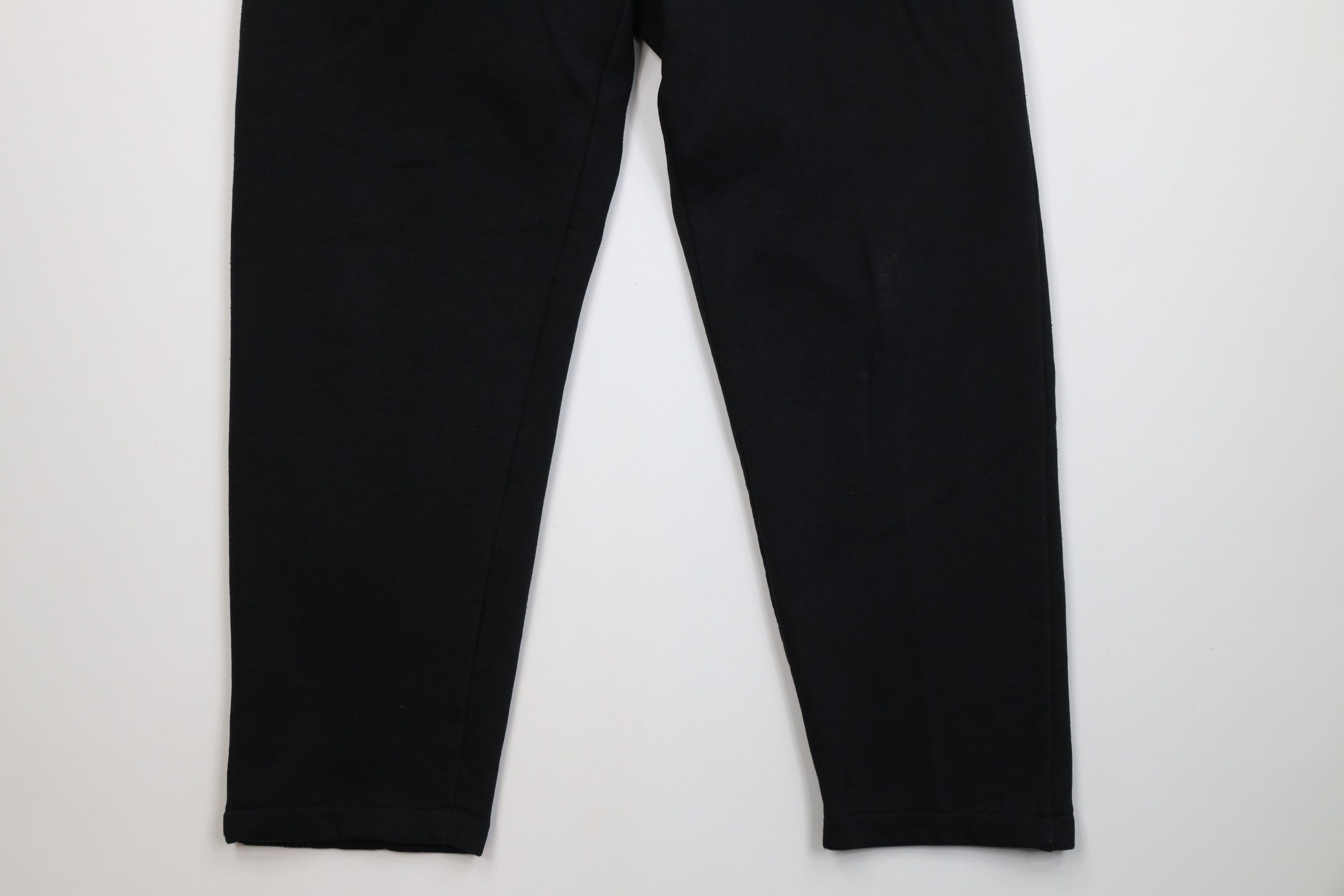 Vintage Vintage 90s Streetwear Blank Sweatpants Pants Black Size 26" / US 2 / IT 38 - 5 Thumbnail