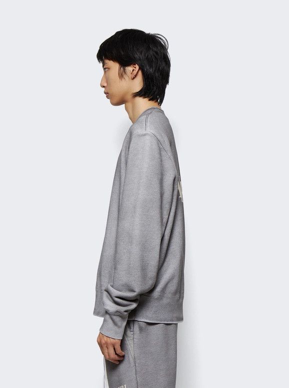 Amiri o1gr1nt1124 Aged Puff Logo Crewneck Sweatshirt in Grey Size US S / EU 44-46 / 1 - 4 Thumbnail