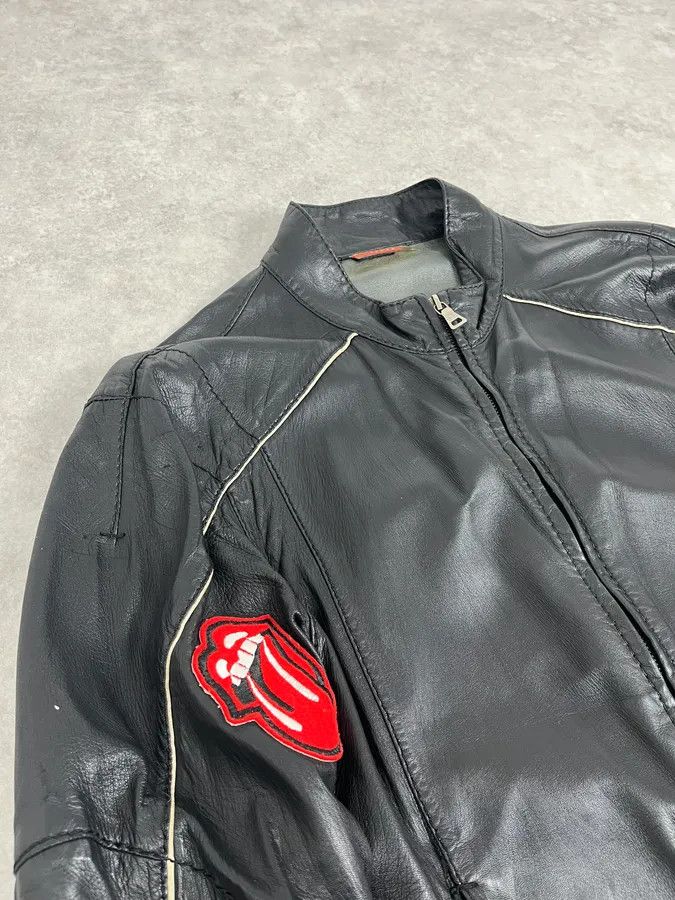 Prada 2000s Prada Black Leather Lips Biker Jacket Size US S / EU 44-46 / 1 - 9 Thumbnail