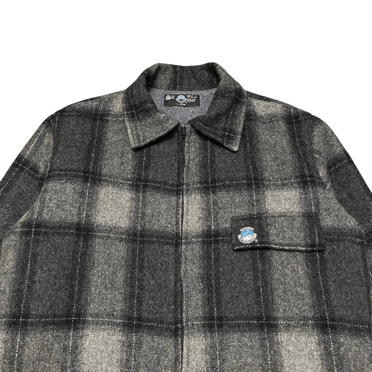 New Zealand Outback Vintage The Original Swanndri Wool Plaid Zipper Jacket Size US L / EU 52-54 / 3 - 2 Thumbnail