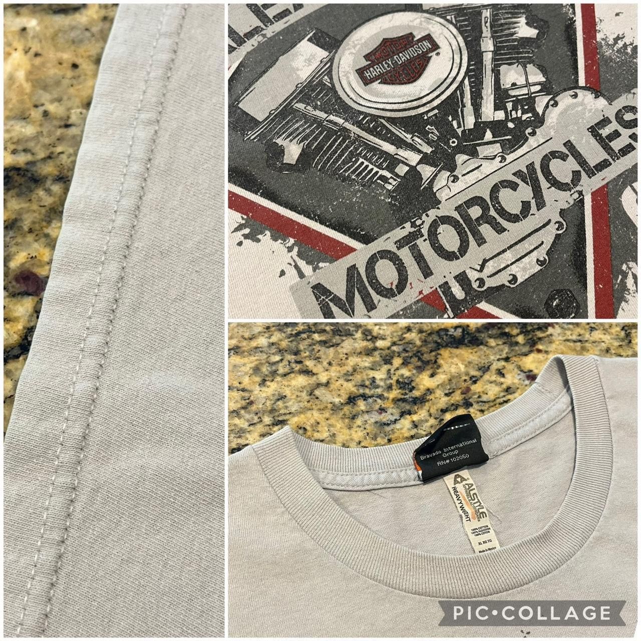 Harley Davidson × Vintage Southside Harley Davidson Motorcycle Biker Tee Tshirt Size US XL / EU 56 / 4 - 3 Thumbnail