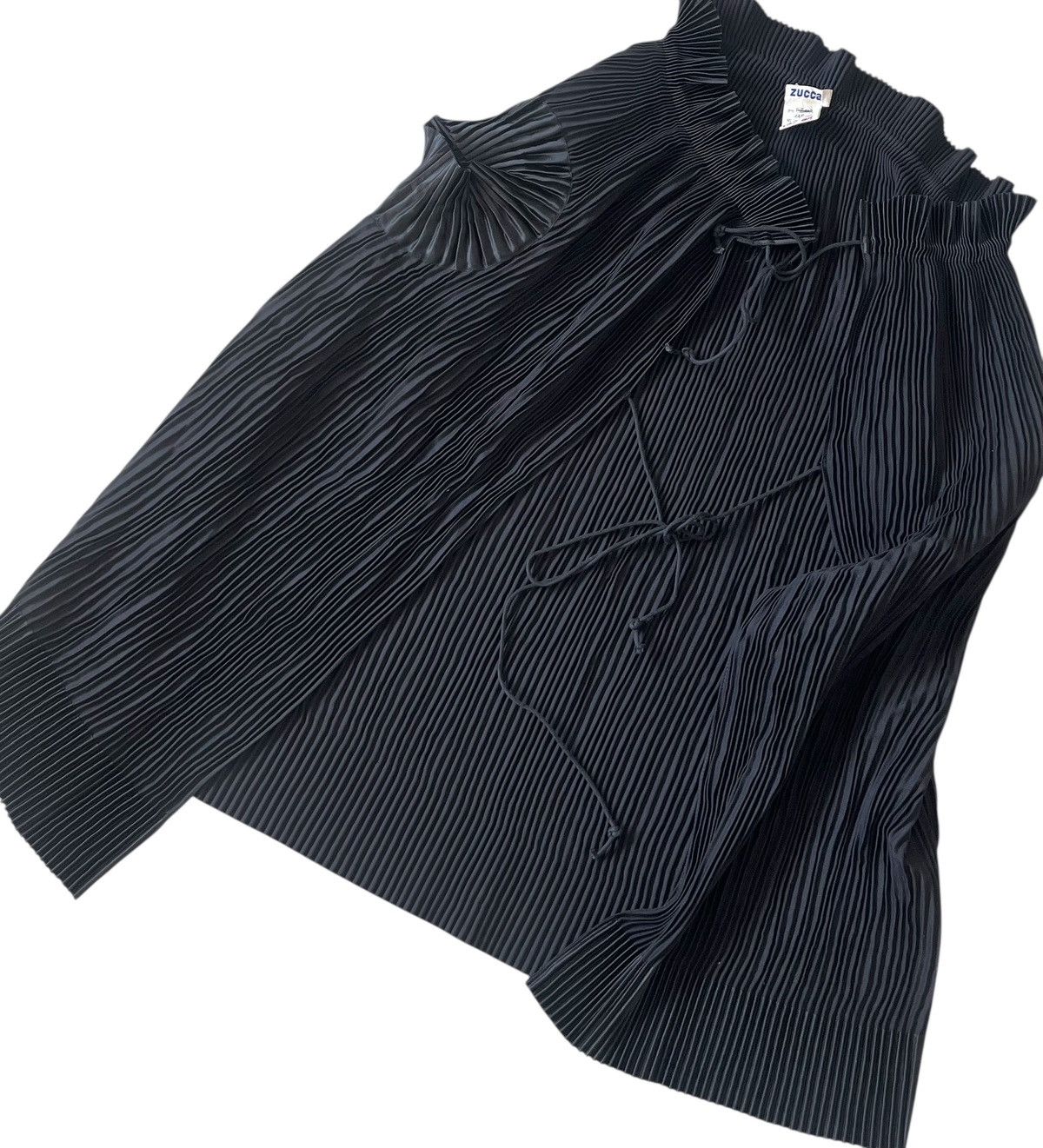 Issey Miyake Vintage zucca japanese pleated avant garde skirt Size 29" - 2 Thumbnail