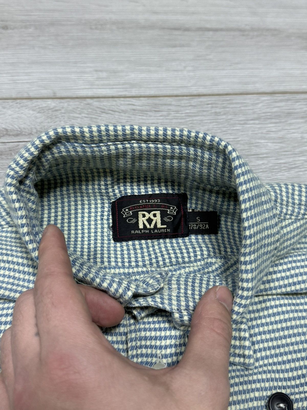 RRL Ralph Lauren RRL Ralph Lauren rancho flannel plaid shirt buttons vintage Size US S / EU 44-46 / 1 - 5 Thumbnail