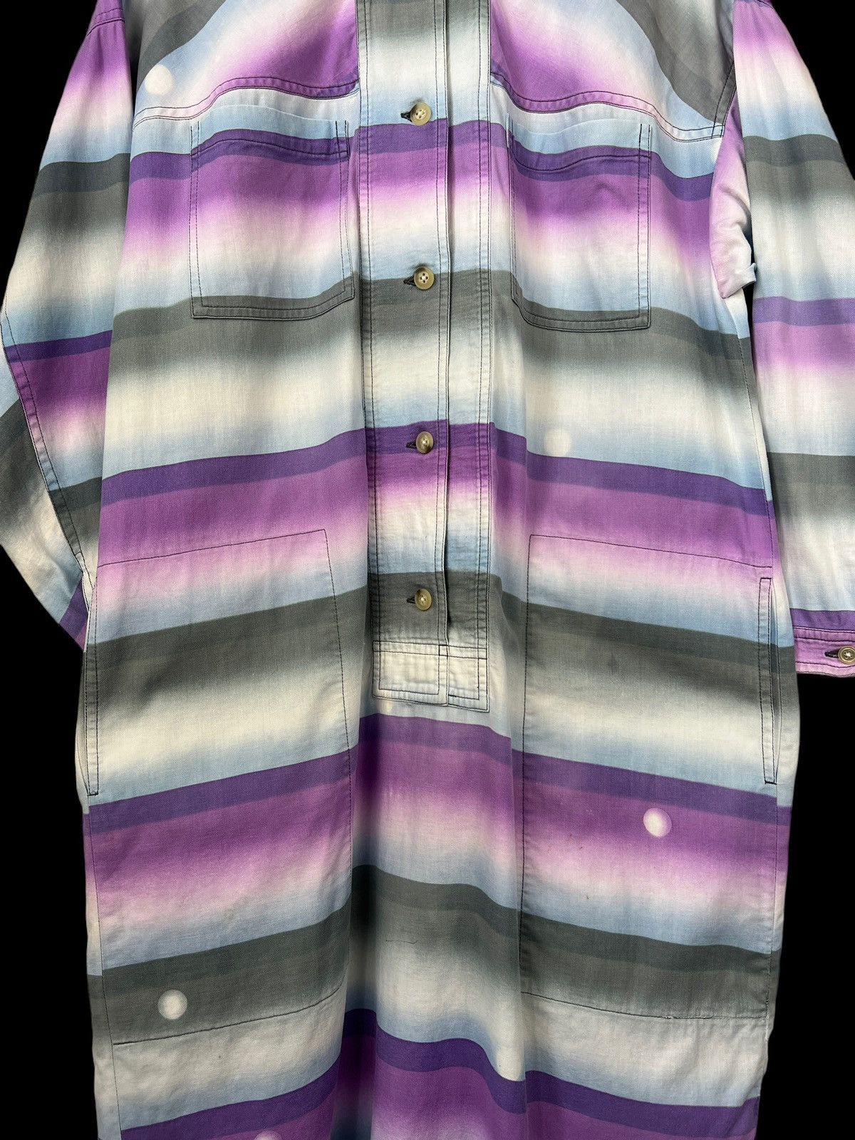Issey Miyake Rare 1980 Issey Miyake Lucid Long Shirt Size US L / EU 52-54 / 3 - 7 Thumbnail
