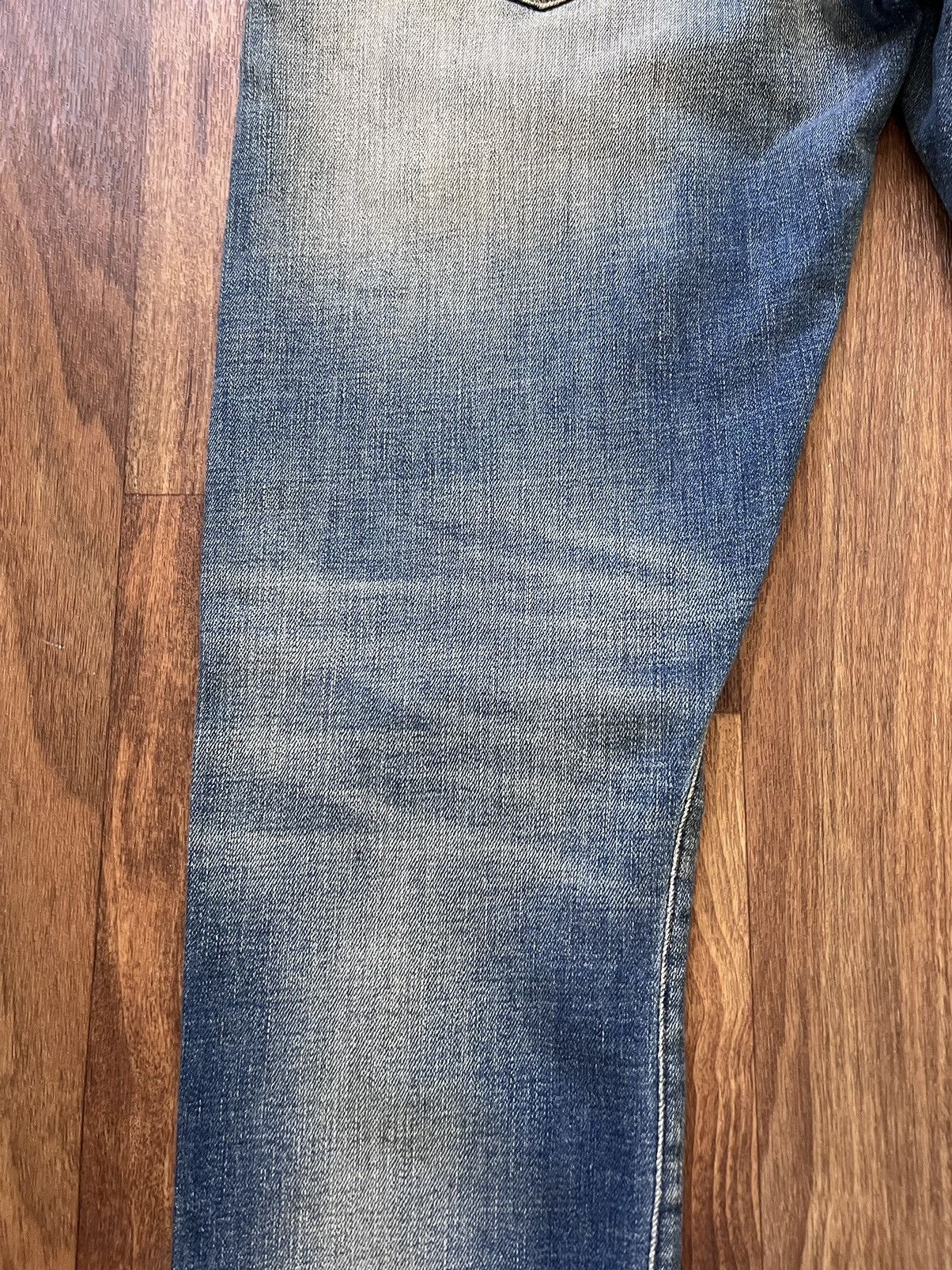 R13 Faded dirty wash SS16 Boy jeans,sz 33, Italy, worn X 2 Size US 33 - 8 Thumbnail