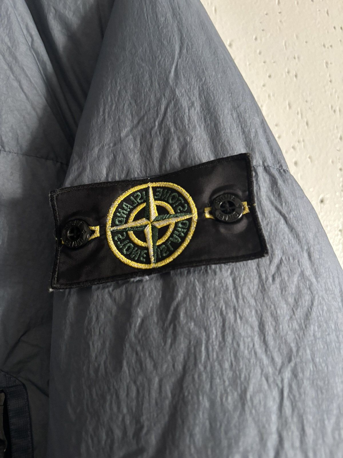 Designer Stone Island Garment Dyed Crinkle Reps NY Down Puffer Jacket Size US XXL / EU 58 / 5 - 6 Thumbnail