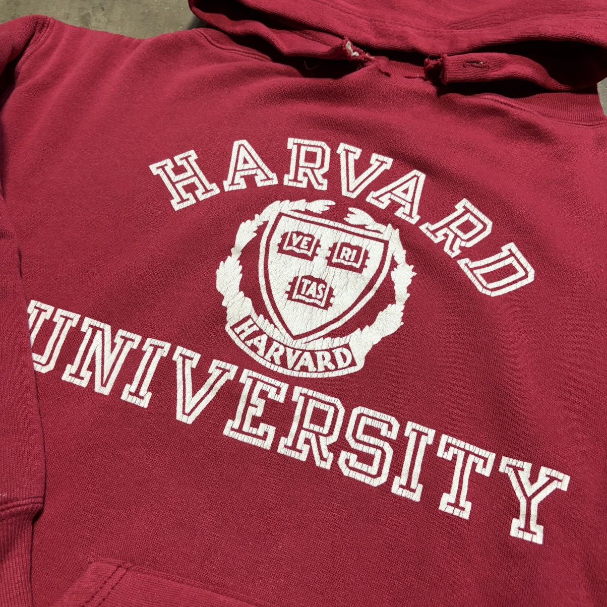 Russell Athletic Vintage 80s Harvard Double Face Hoodie Russell Athletic USA Size US M / EU 48-50 / 2 - 7 Thumbnail