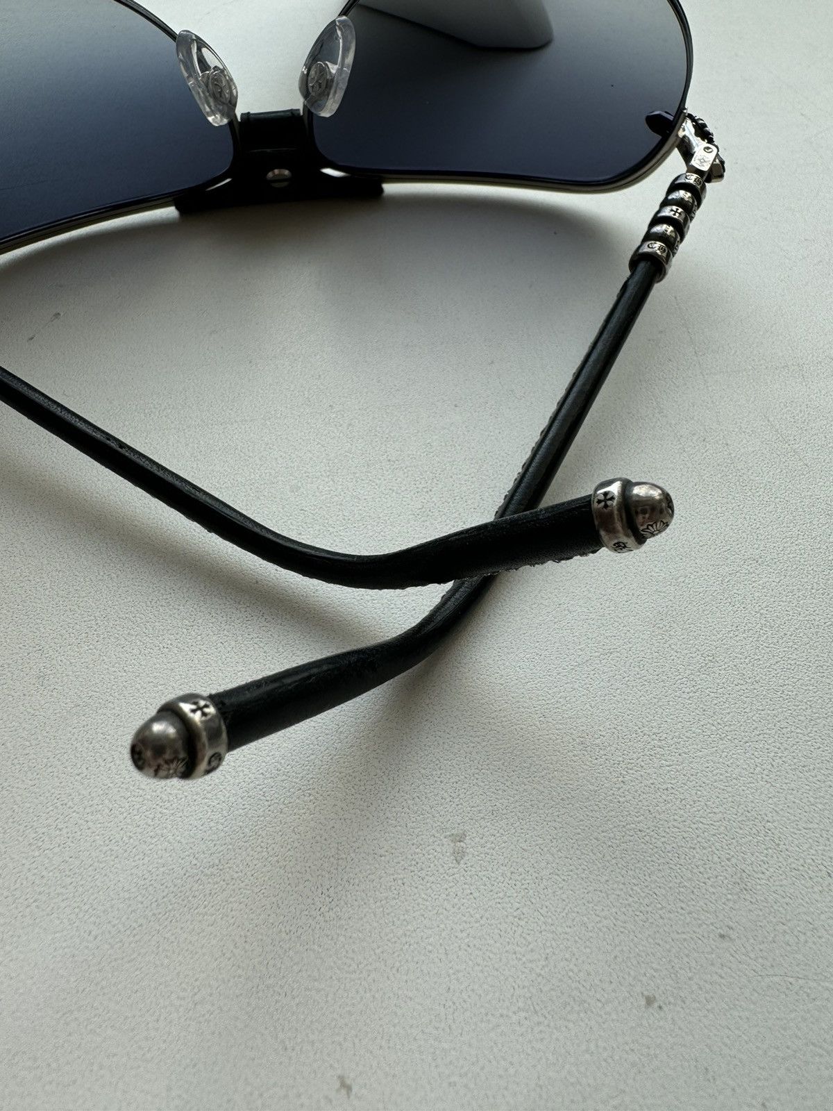 Chrome Hearts Chrome Hearts Balls Black Silver Sunglasses Size ONE SIZE - 4 Thumbnail