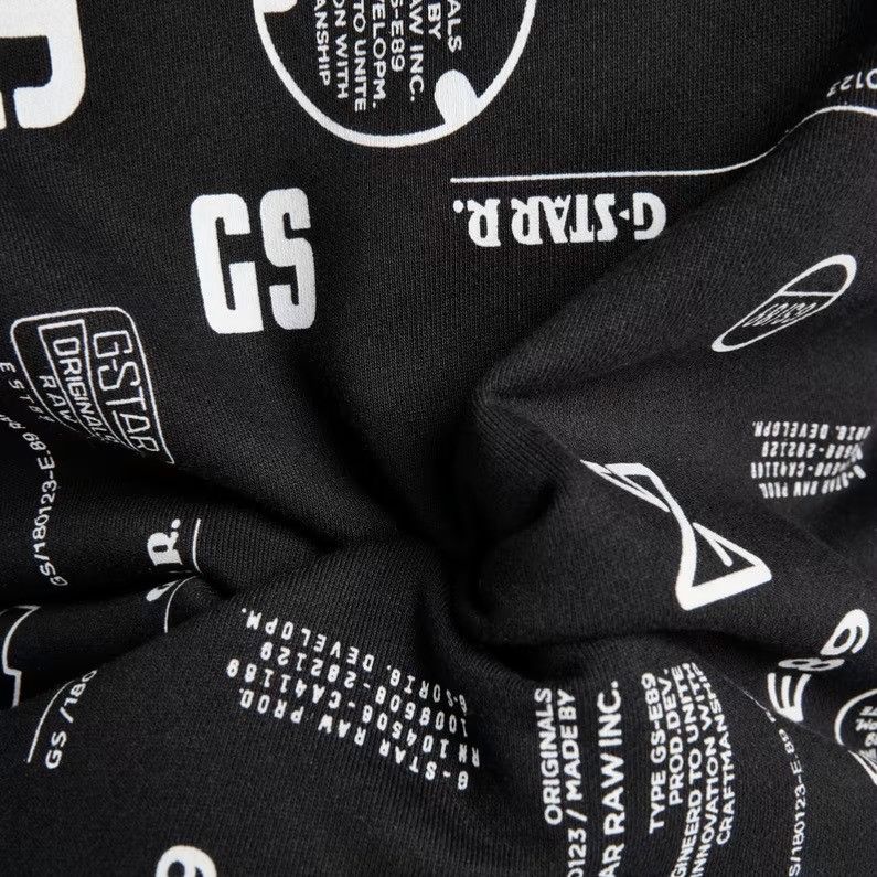 G-Star G-Star RAW D20500 Cropped Graphic Sweatshirt Black Women’s M Size M / US 6-8 / IT 42-44 - 5 Thumbnail