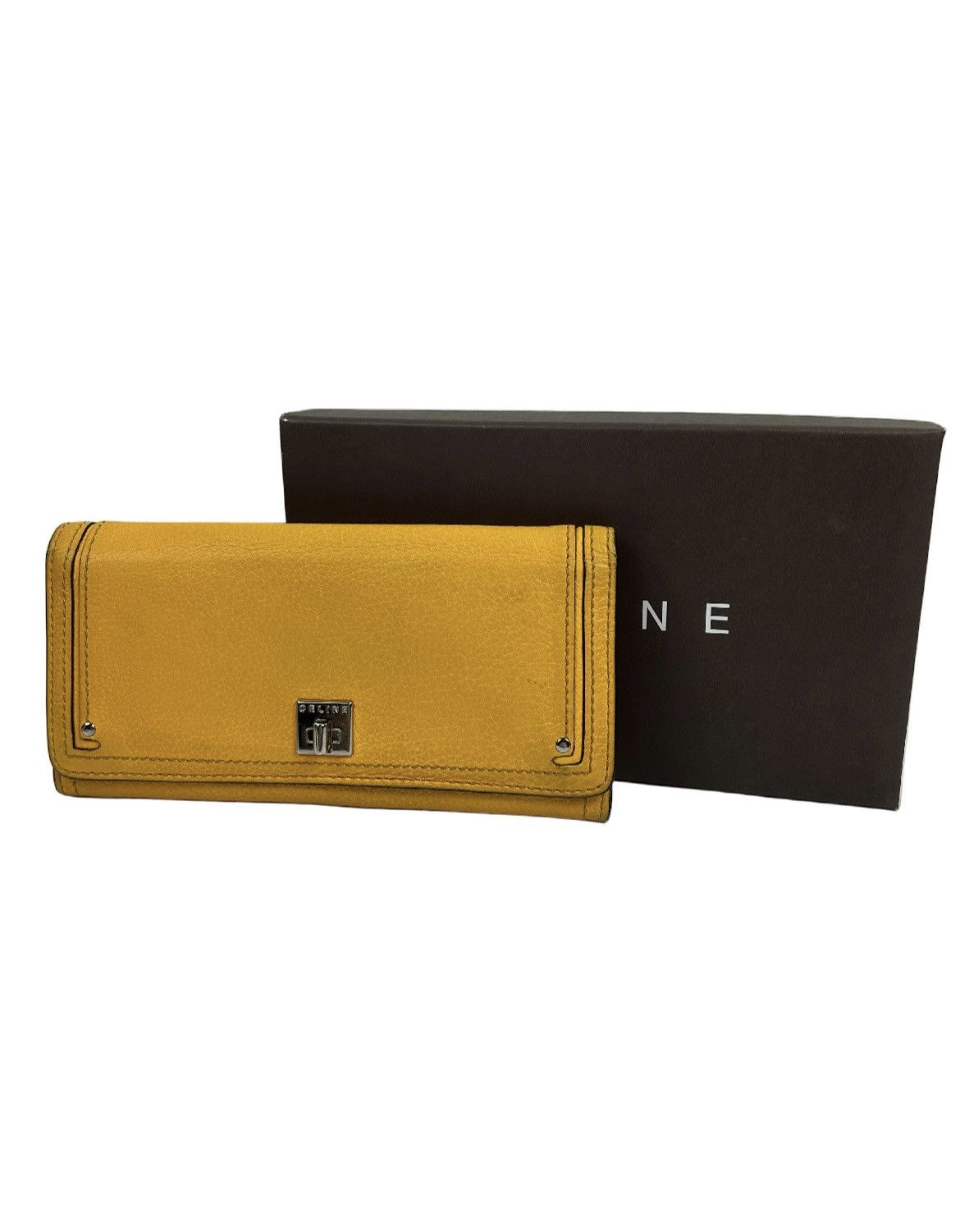 Celine Celine Lemon Flap Long Wallet Size ONE SIZE - 1 Thumbnail