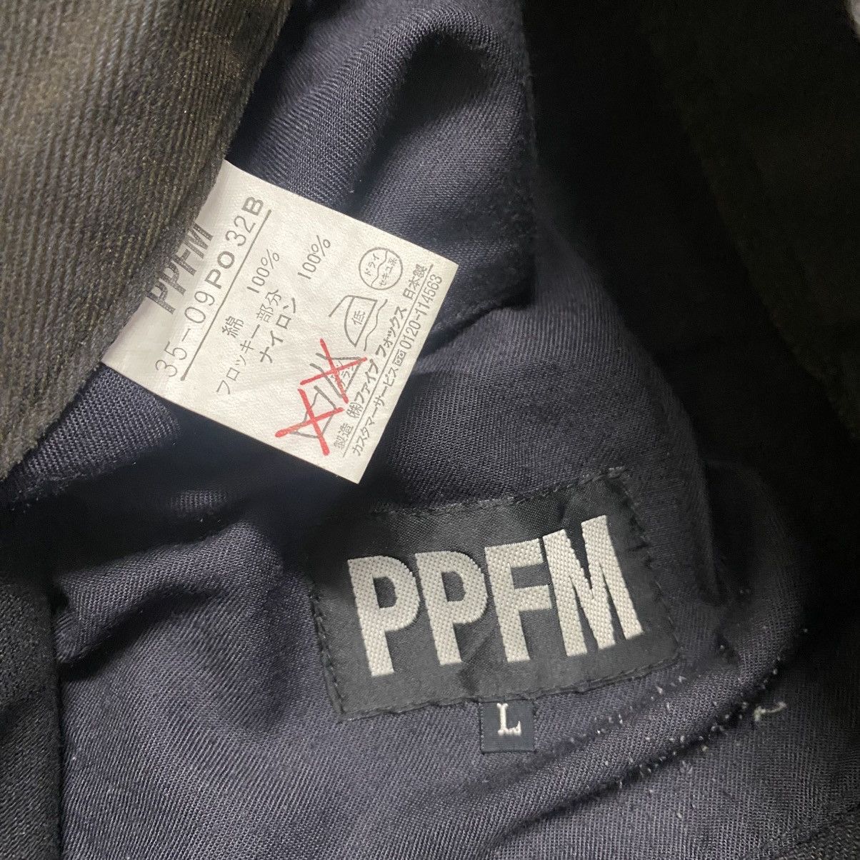PPFM Vintage PPFM Coated Waxed Baggy Jeans Size US 30 / EU 46 - 19 Thumbnail