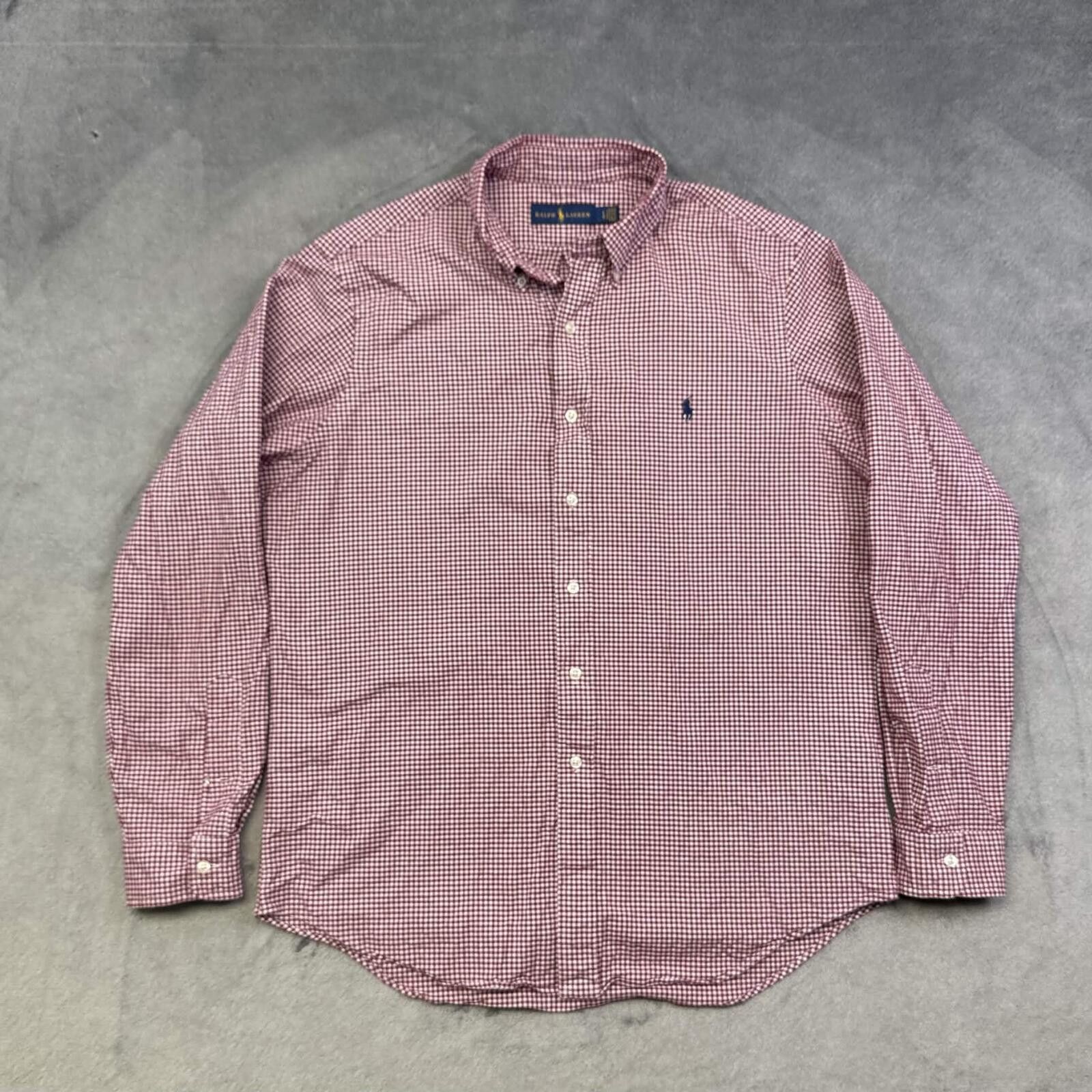 Polo Ralph Lauren Polo Ralph Lauren Men's Gingham Check Shirt Size ONE SIZE - 1 Thumbnail