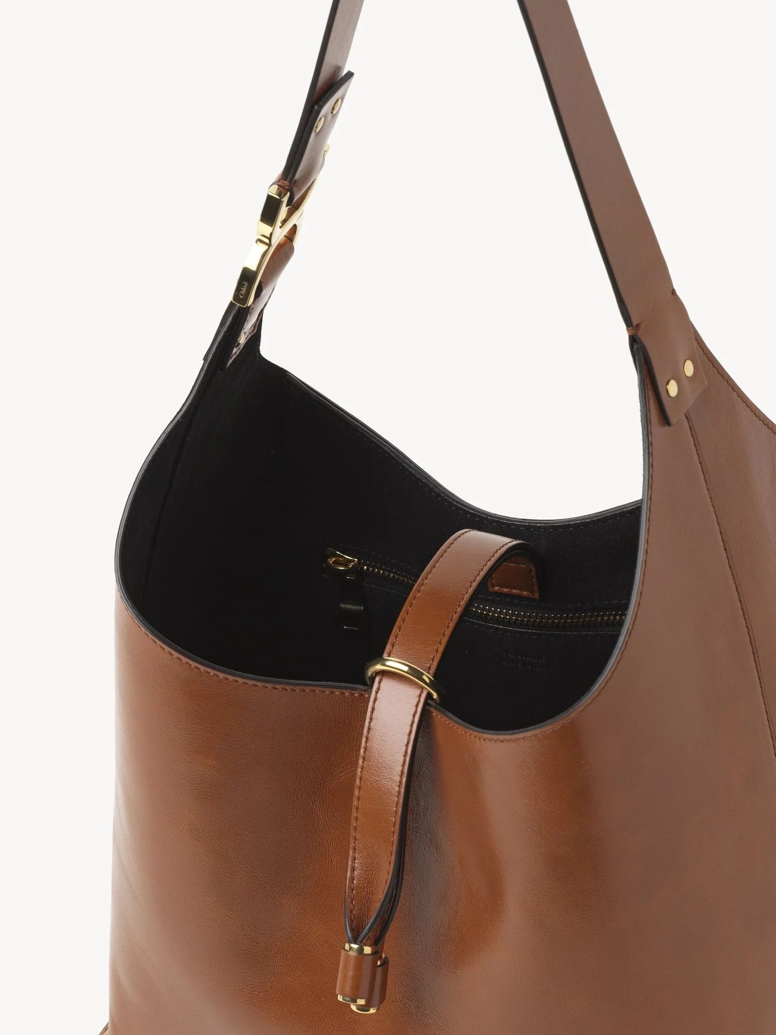 Chloe o1loc1c10226 Size: OS / Marcie Small Hobo Bag in Clay Brown Size ONE SIZE - 5 Thumbnail
