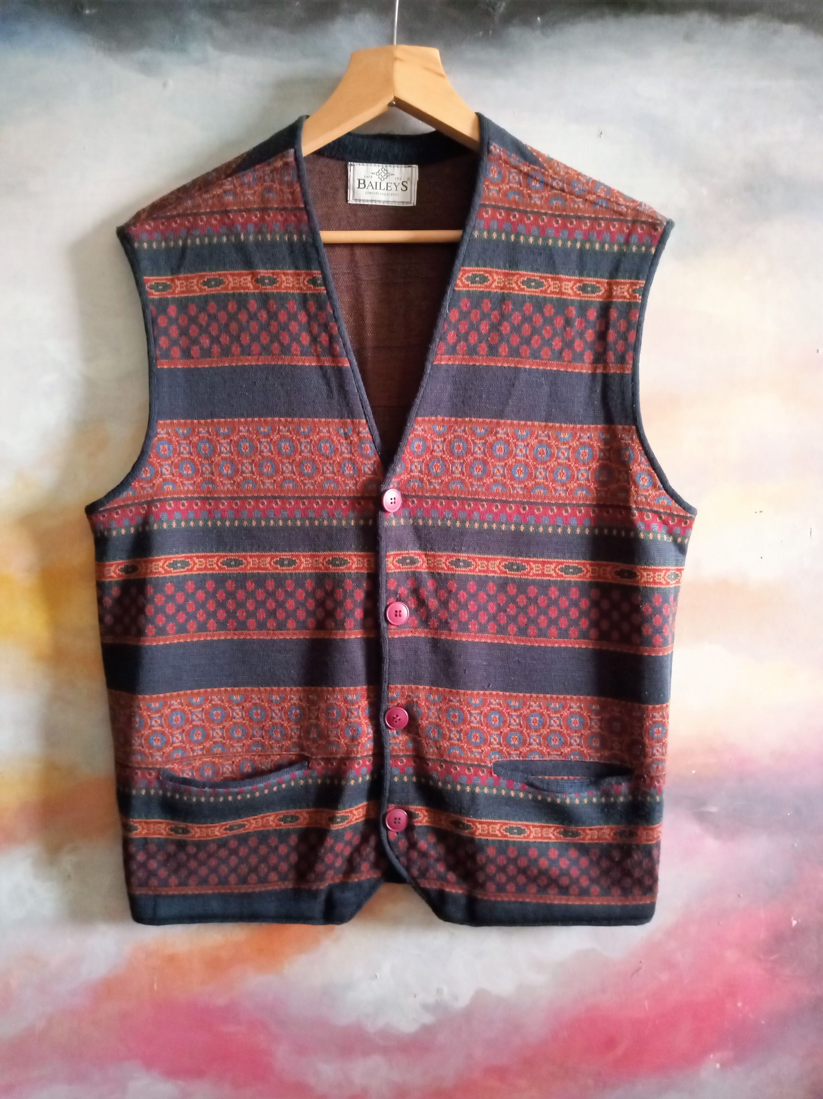 Vintage Baileys, RARE true vintage vest Size US L / EU 52-54 / 3 - 1 Thumbnail