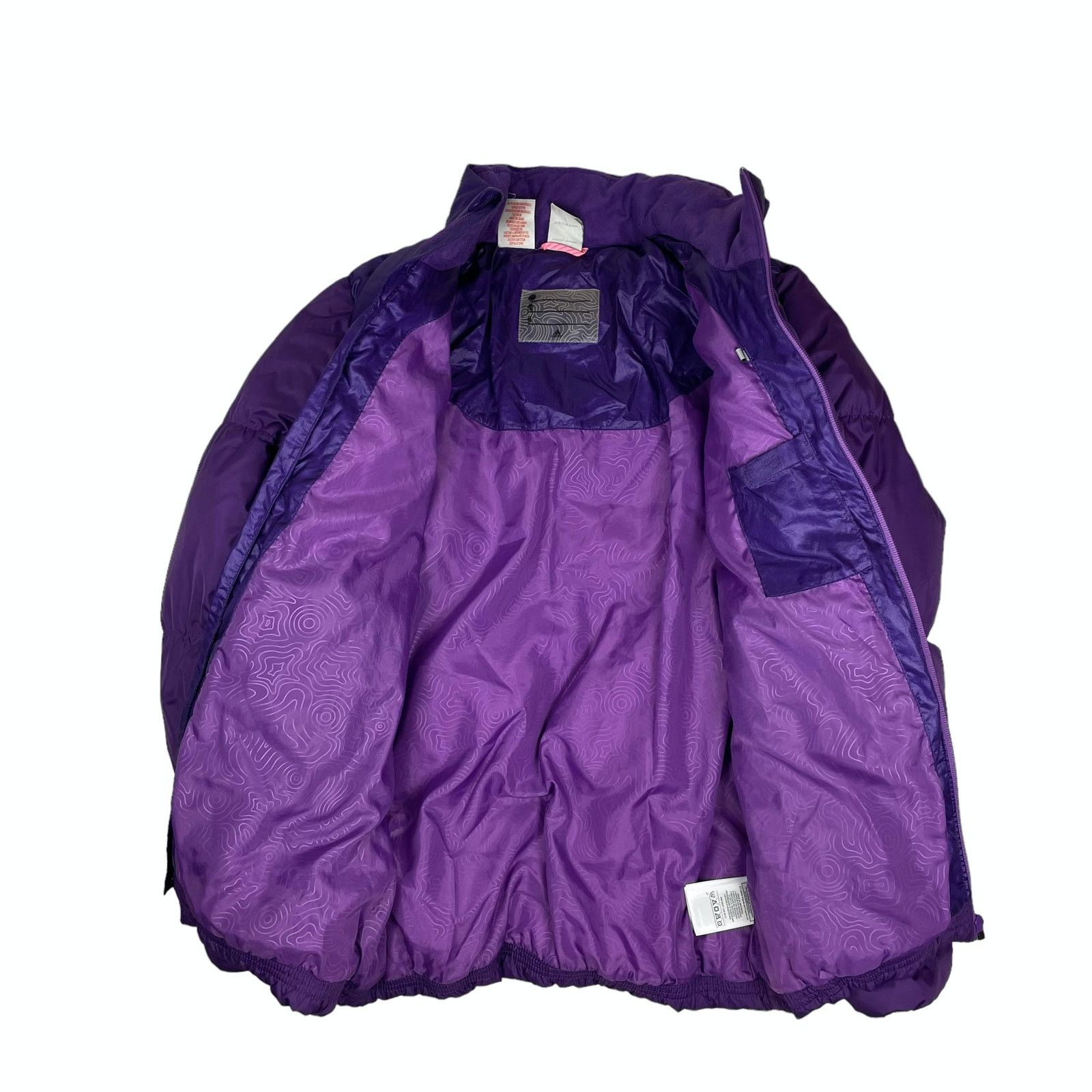 Adidas × Vintage Adidas Purple Long Sleeve Full Zip Puffer Jacket Medium Size M / US 6-8 / IT 42-44 - 9 Thumbnail