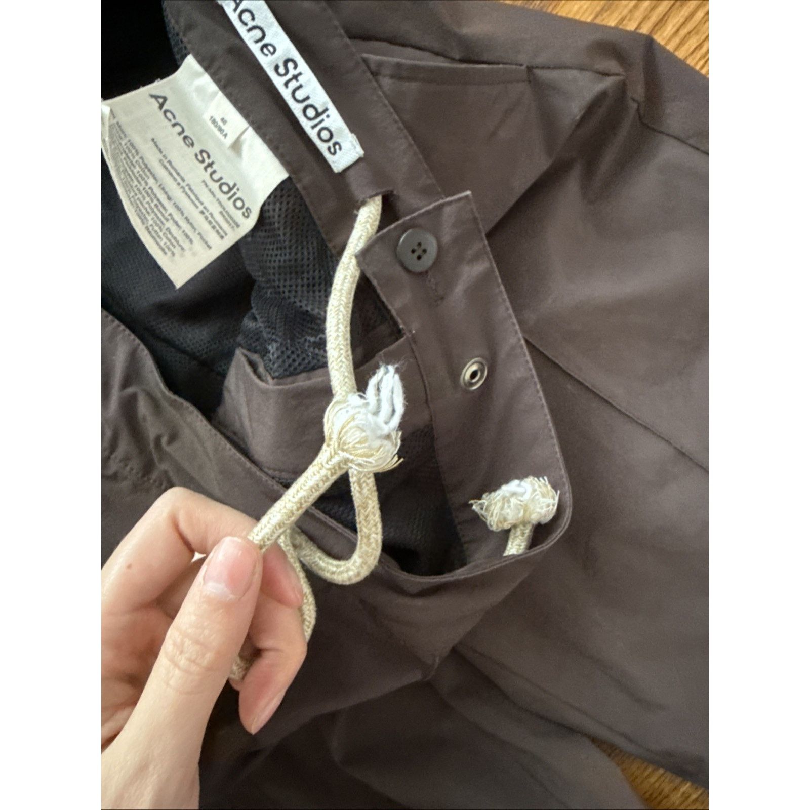 Acne Studios Acne Studios Brown Polyester Twill Technical Trouser Pants Size US 32 / EU 48 - 14 Thumbnail