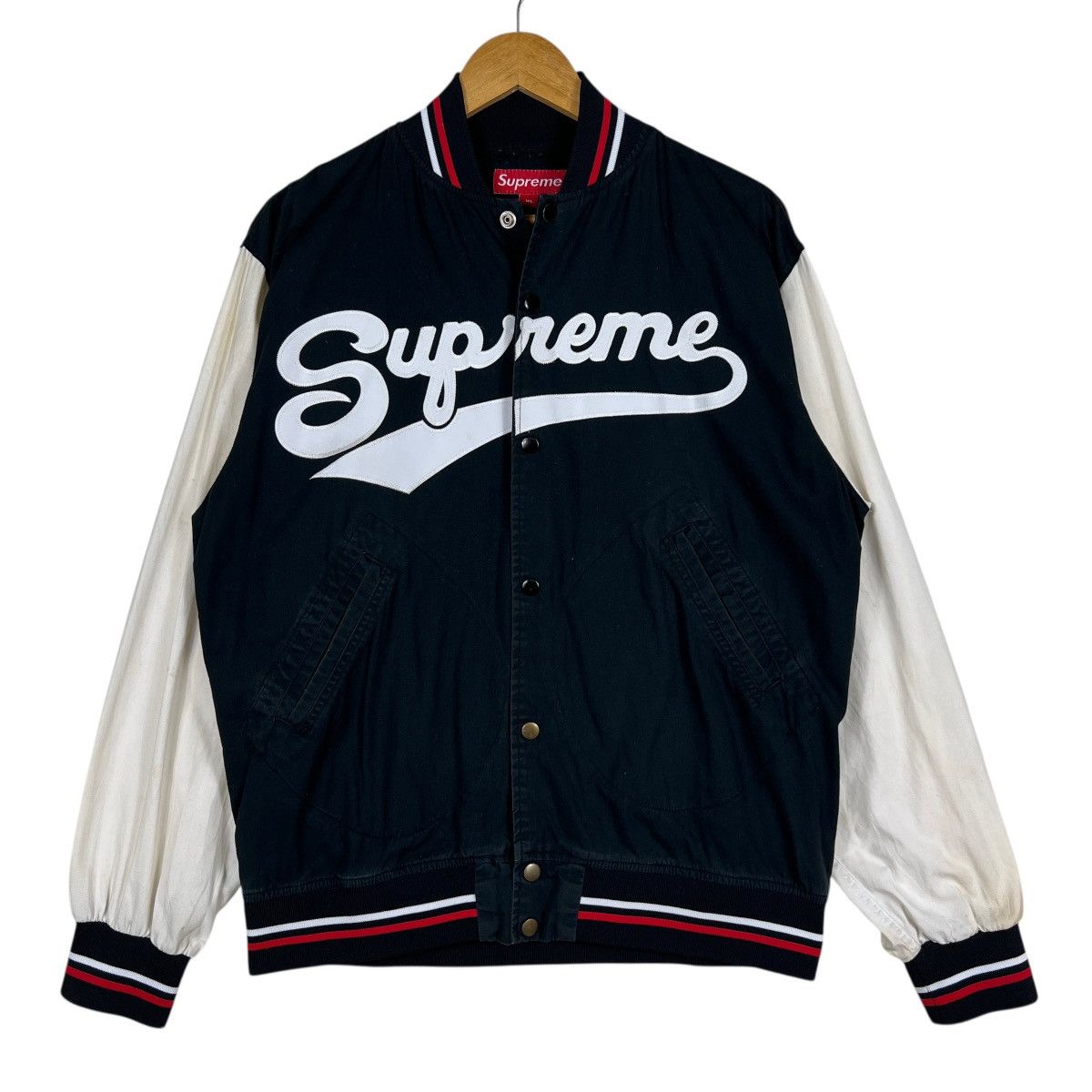 Supreme Vintage Supreme Light Bomber Jacket Made In Usa Size US XL / EU 56 / 4 - 1 Thumbnail