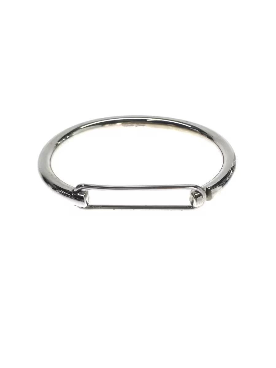 image of Undercover Clip Bangle Bracelet in Silver, Men's