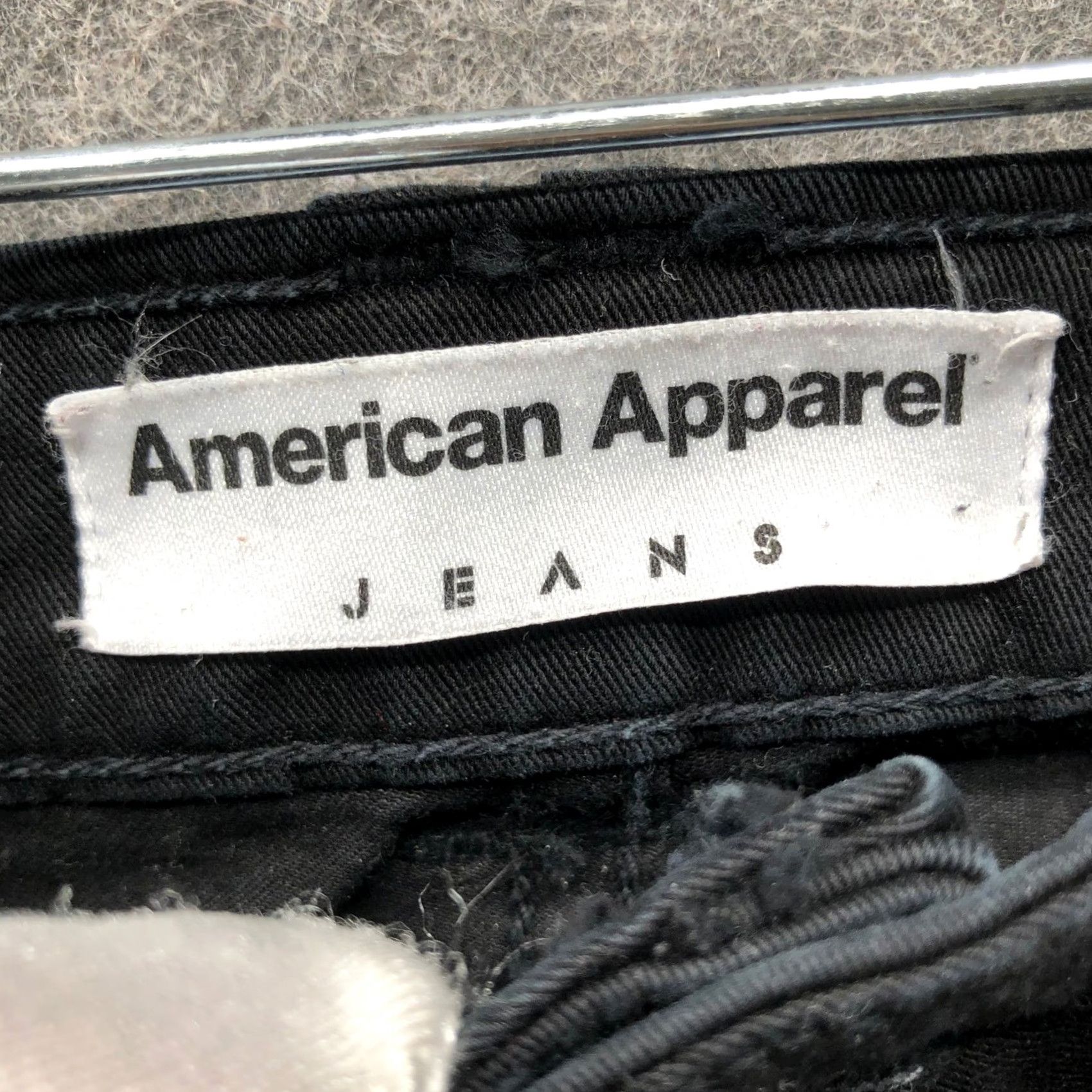 American Apparel VINTAGE? No. American Apparel Black Solid Skinny Jeans Mens 30x31 Stretch Denim Cotton Blend 5-Pocket Design Jean Shirt? Size US 30 / EU 46 - 5 Thumbnail