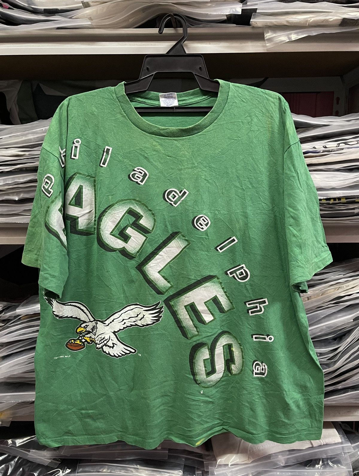 Vintage Vintage 90s NFL Philadelphia Eagles🔥🔥🔥 Size US XL / EU 56 / 4 - 1 Thumbnail