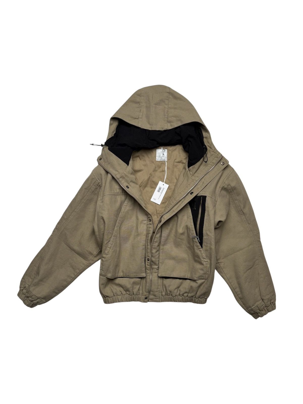 ROA ROA Taupe Canvas Cotton Workwear Jacket Size US S / EU 44-46 / 1 - 9 Thumbnail
