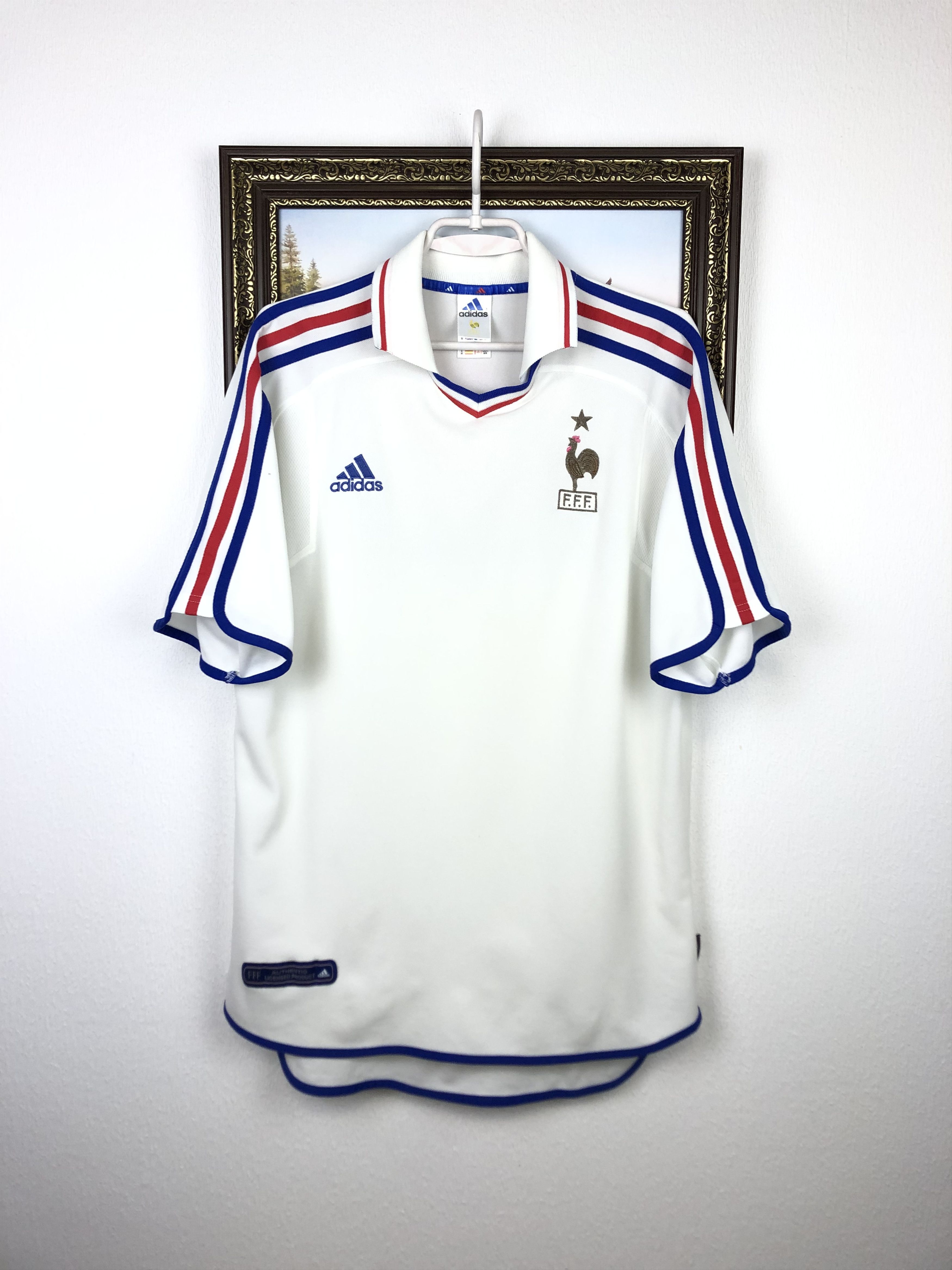 Kit Adidas France Football 2006-07 France Adidas Home Shirt XL