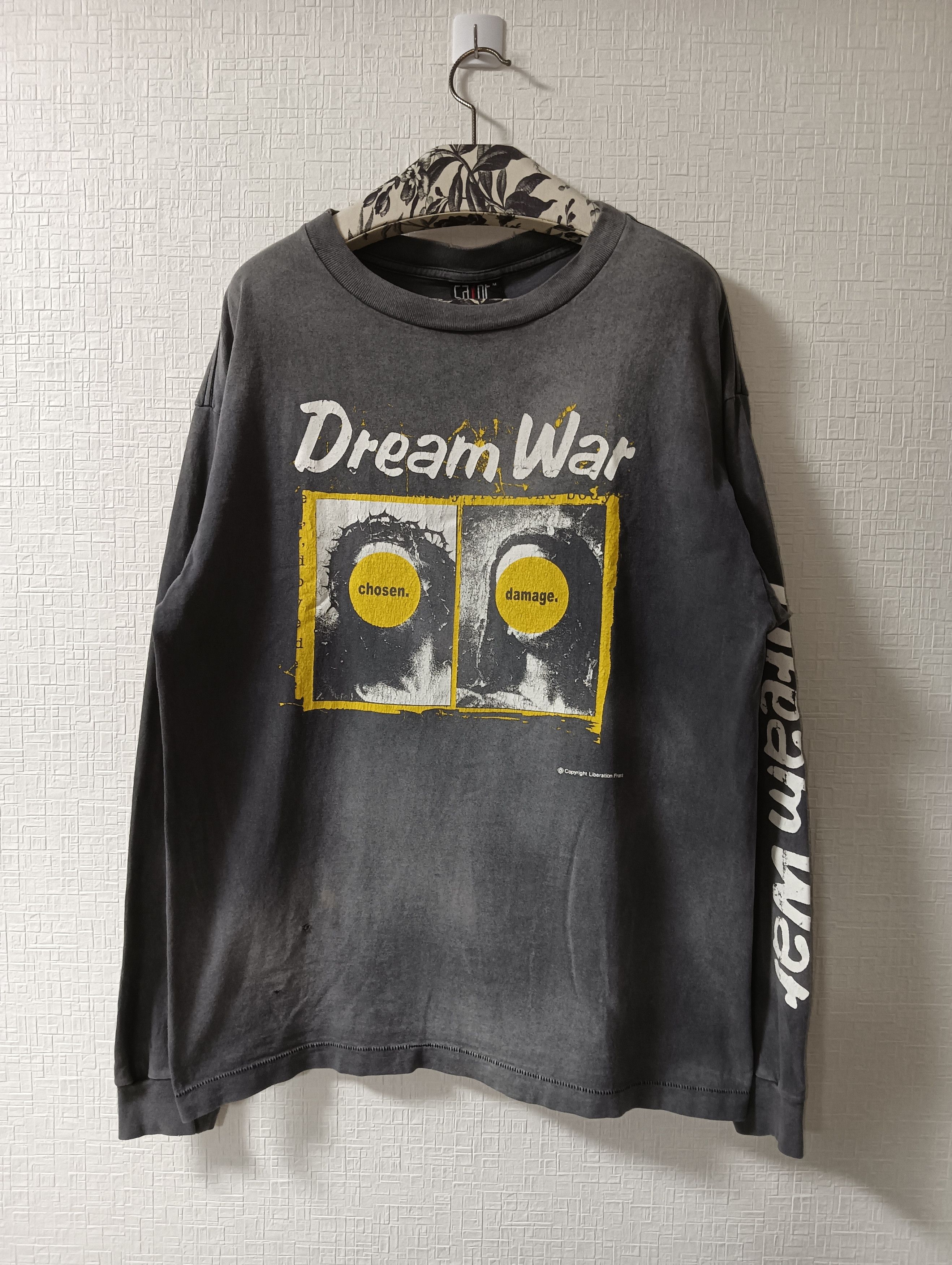 Pre-owned Saint Michael Dream War L/s Tee In Black