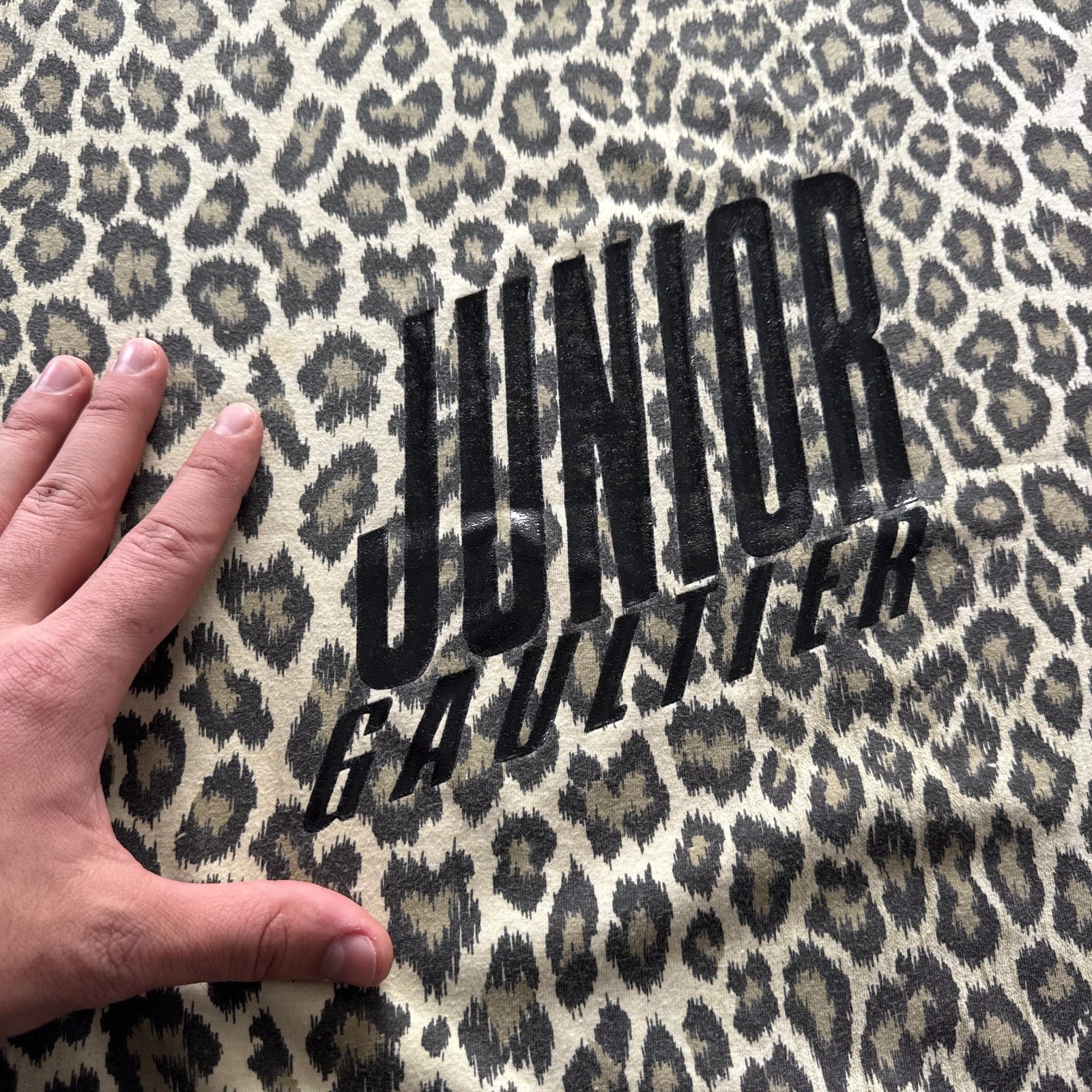 Jean Paul Gaultier Vintage Jean Paul Gaultier Junior Leopard 80s T Shirt Womens Size XL / US 12-14 / IT 48-50 - 3 Thumbnail