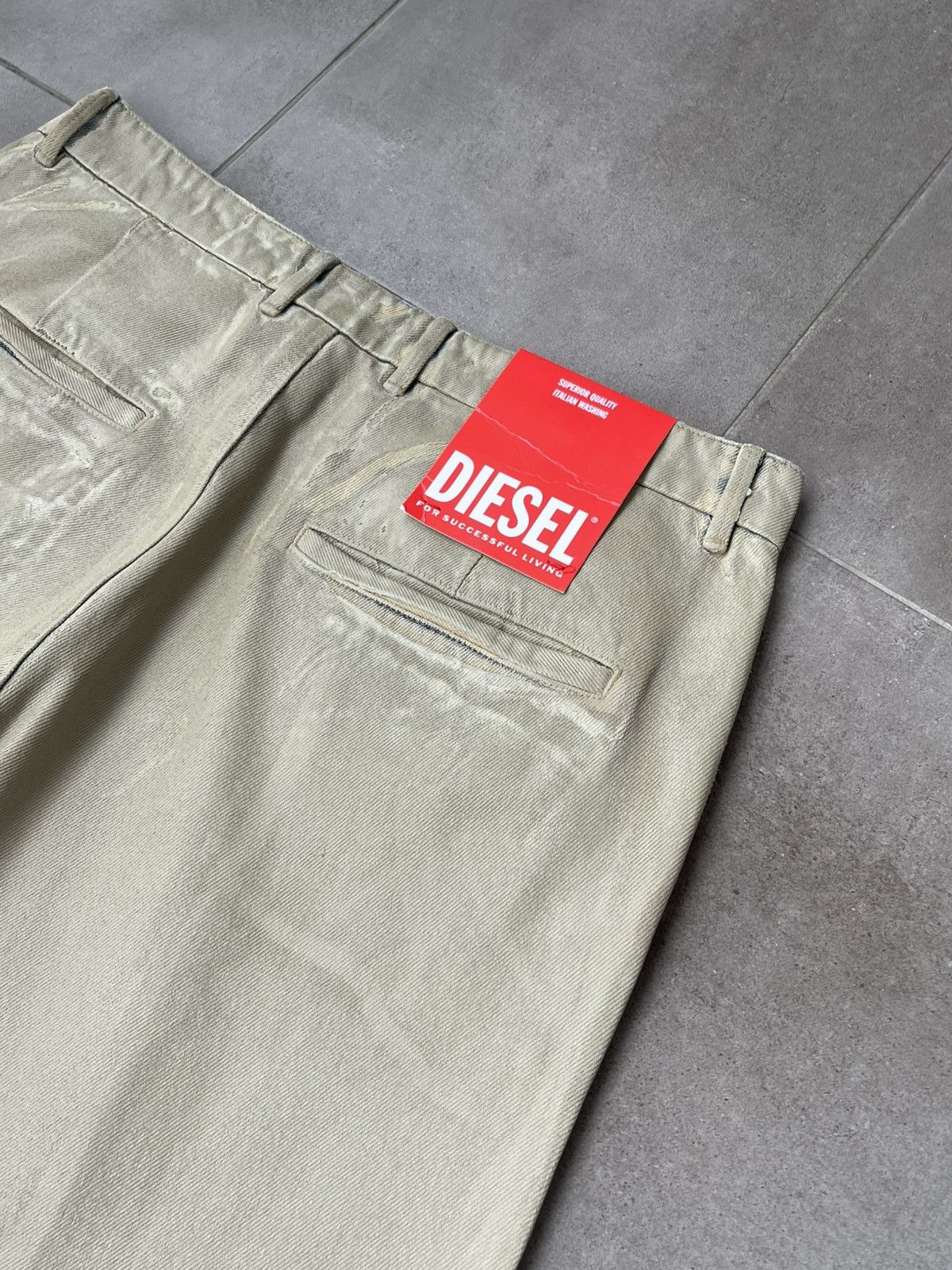 Diesel !DS! SS24 Diesel D-Chino-Work Rubber Trousers Size US 32 / EU 48 - 12 Thumbnail
