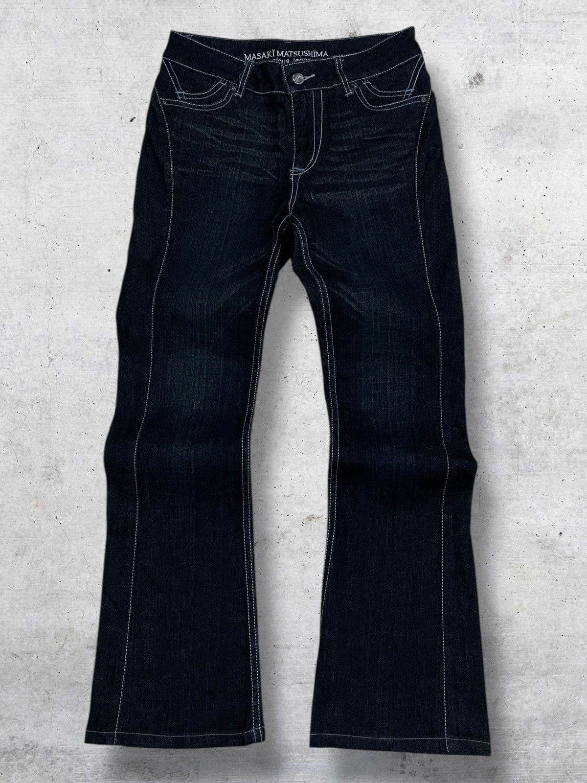 MASAKI MATSUHIMA JAPAN DESIGNER 1990S ICONIC FLARED DENIM