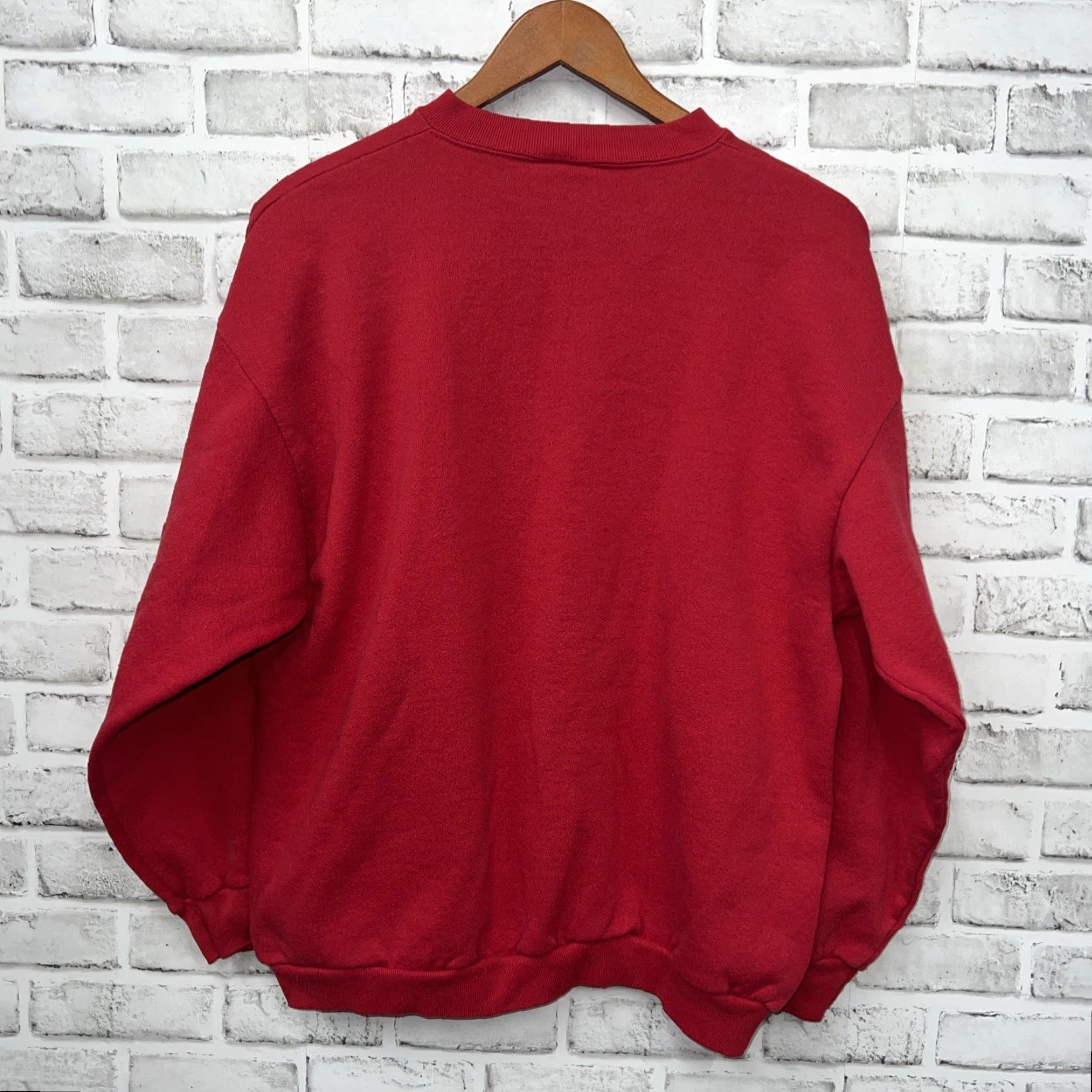 Disney VINTAGE Disney Tultex Maximum Sweats Sweatshirt Mens XL Red Pullover Size US XL / EU 56 / 4 - 4 Thumbnail