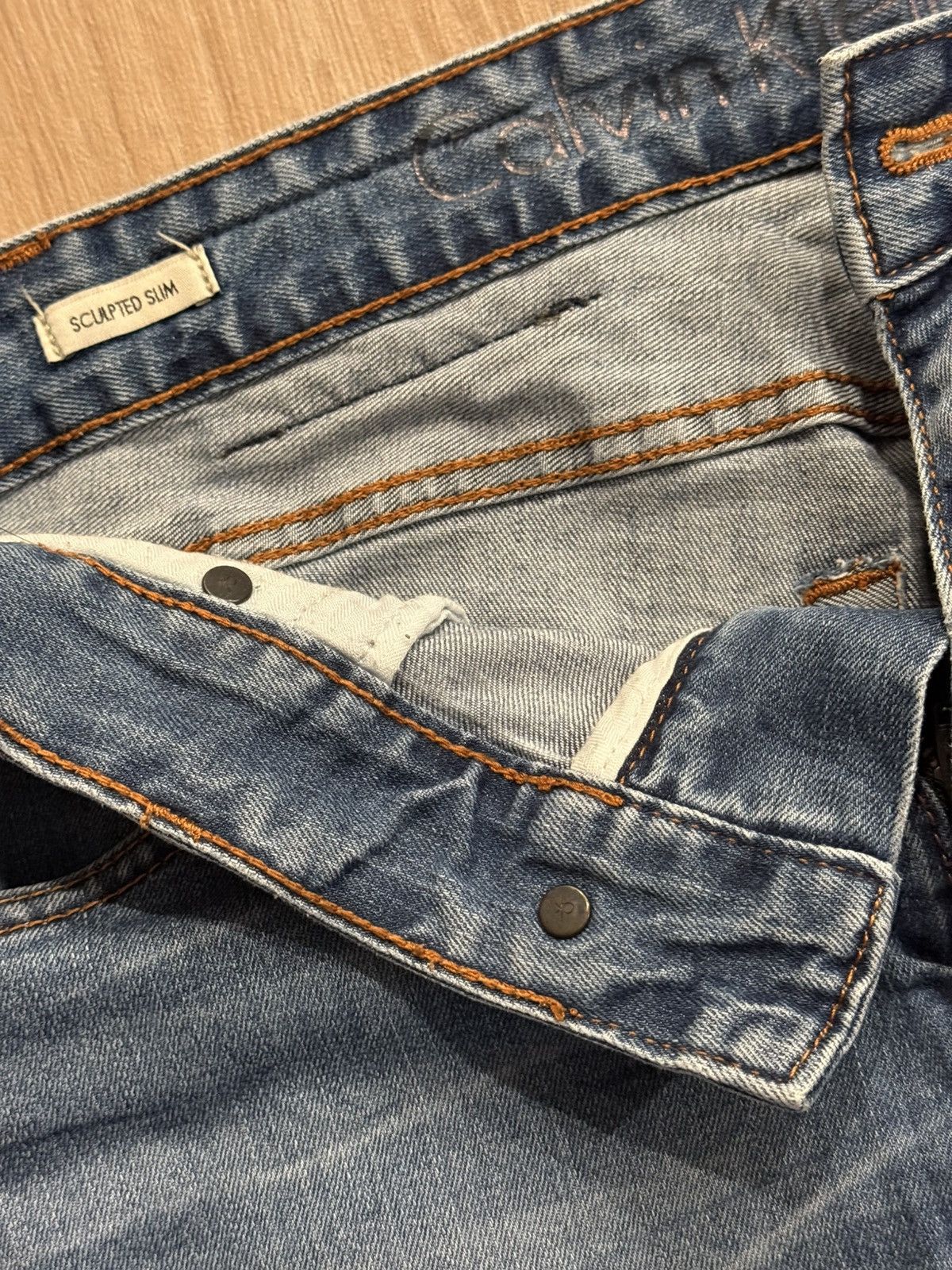 Calvin Klein Calvin Klein sculpted slim jeans Size US 30 / EU 46 - 2 Thumbnail