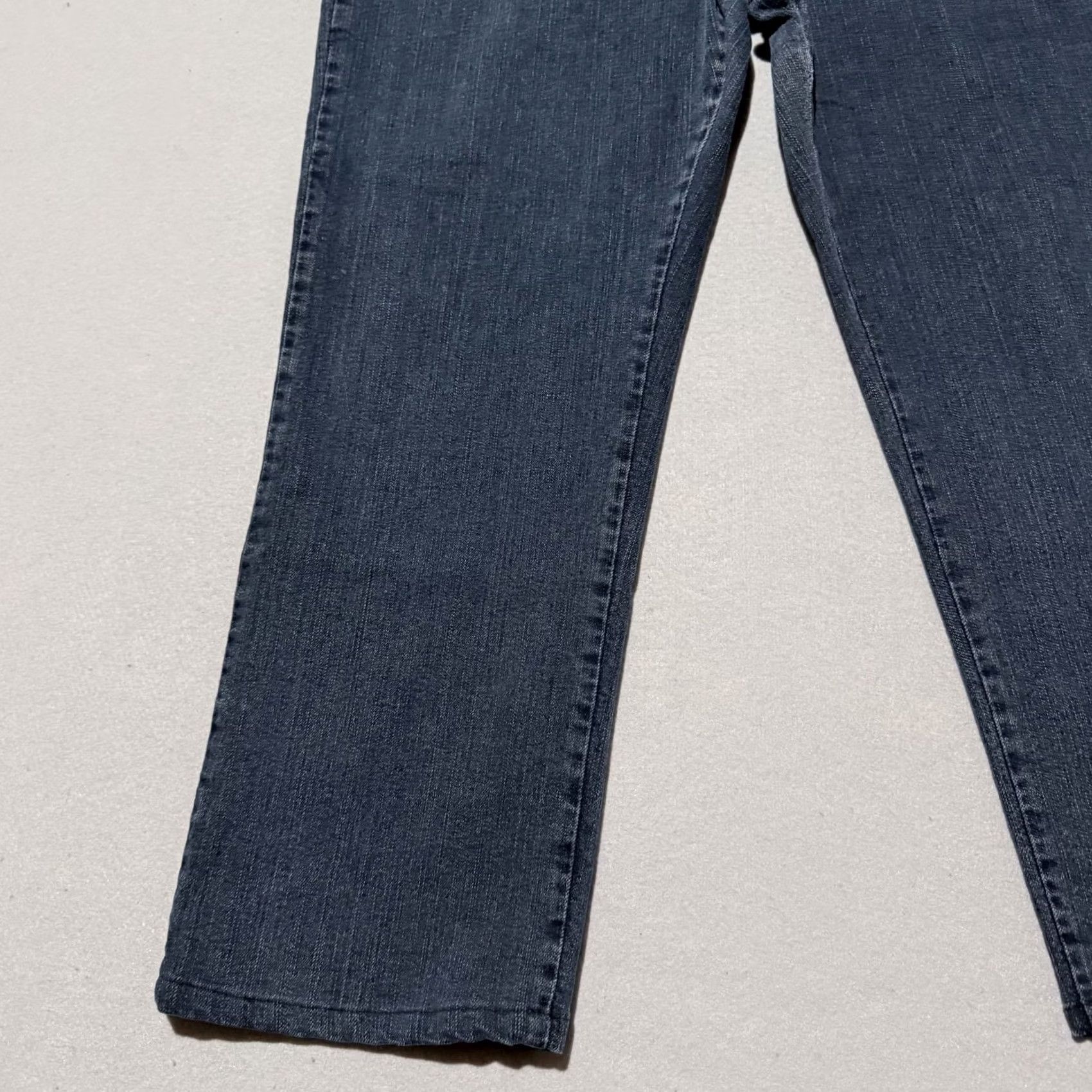 Lee Lee Jeans Women Blue Denim Stretch Pockets Straight Classic Fit 18 Long Size 40" / US 18 - 6 Thumbnail