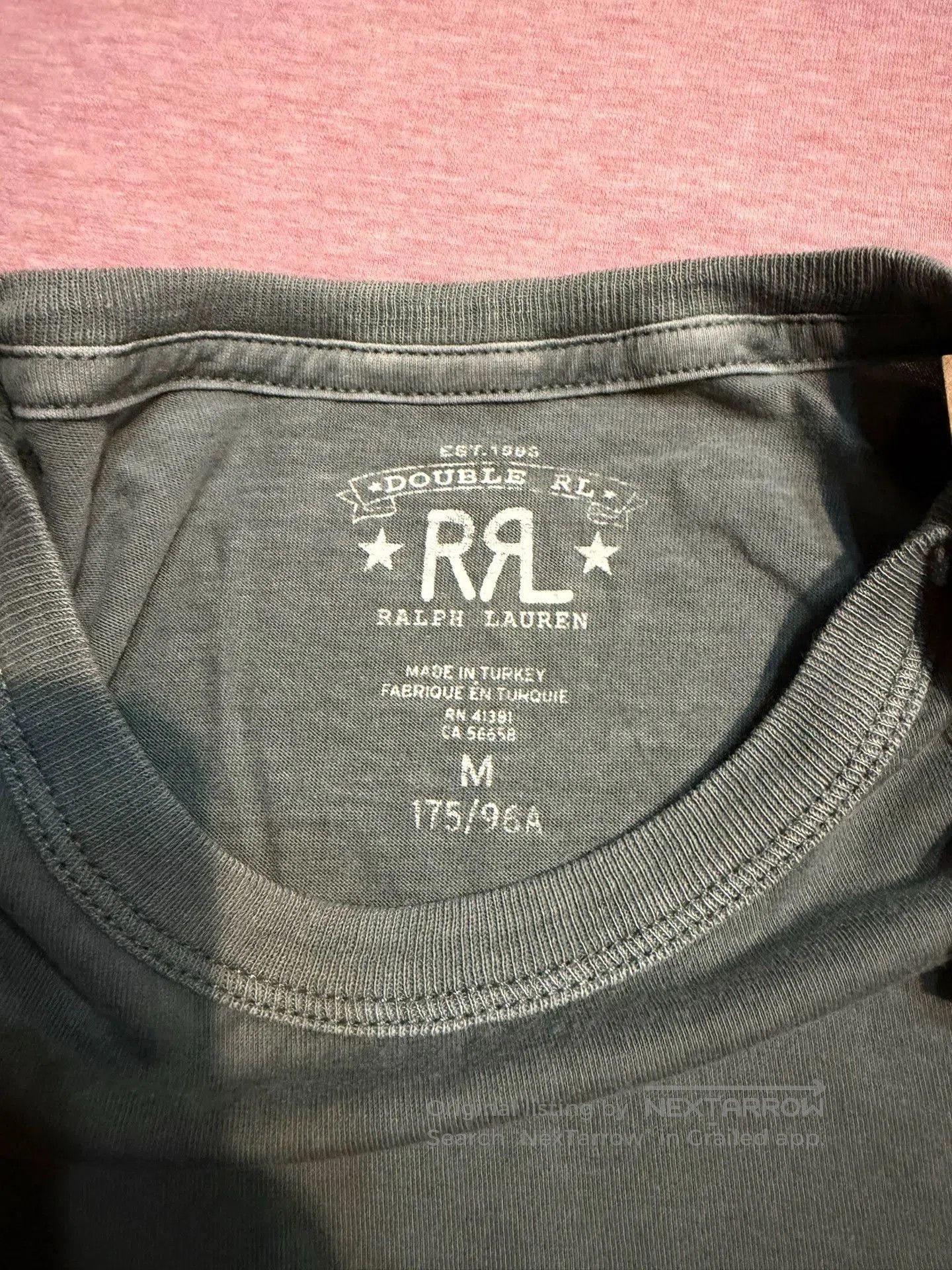 RRL Ralph Lauren RRL Washed Dyed Pocket T. Size US M / EU 48-50 / 2 - 6 Thumbnail