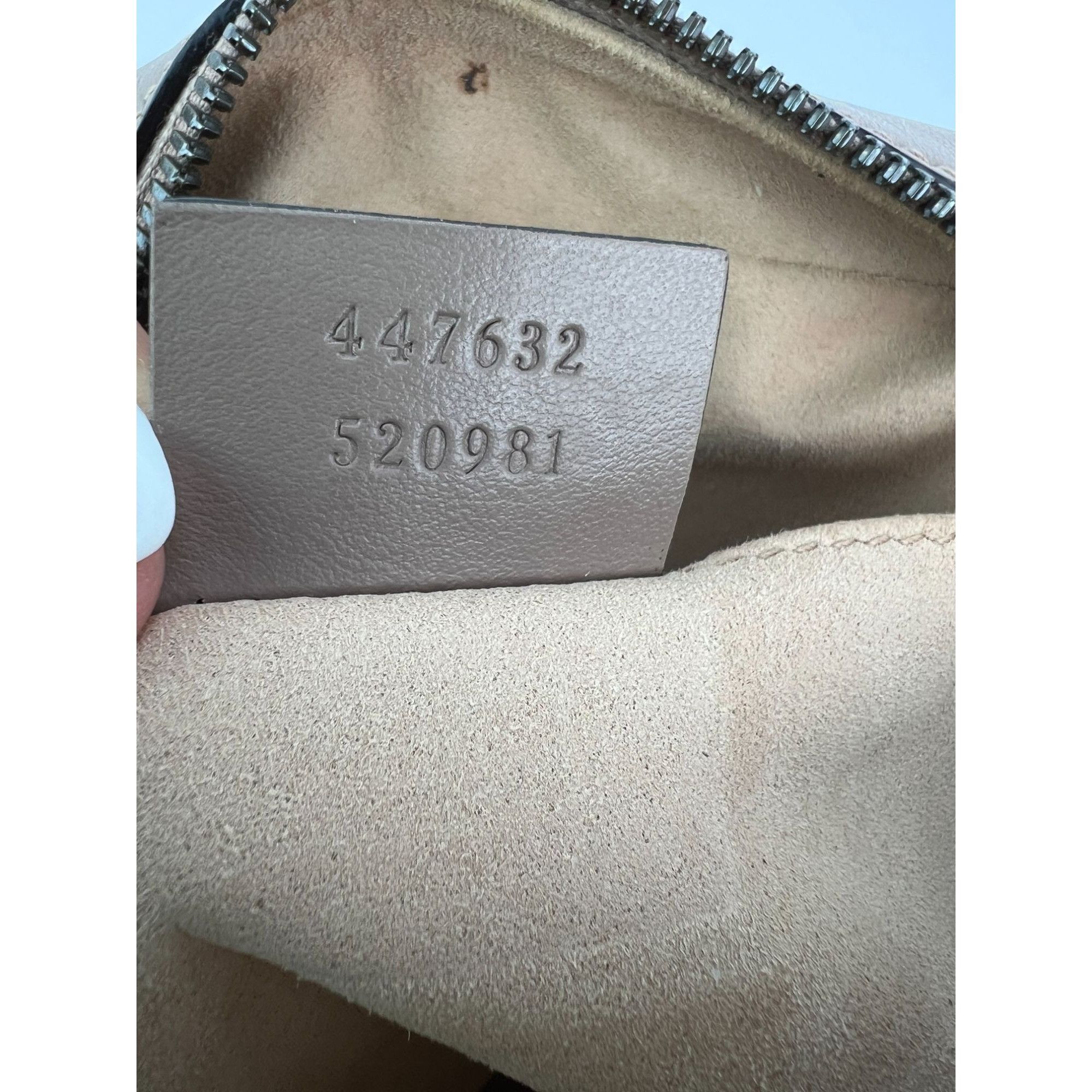 Gucci Gucci GG Marmont Small Chain Beige Matelasse Leather Crossbo Size ONE SIZE - 4 Thumbnail