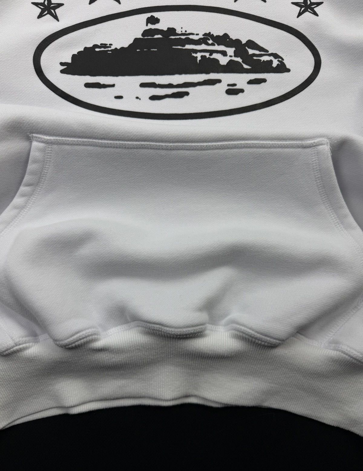 Corteiz Corteiz Alcatraz Big Logo White Heavy Cotton Hoodie STREETW Size US M / EU 48-50 / 2 - 11 Thumbnail