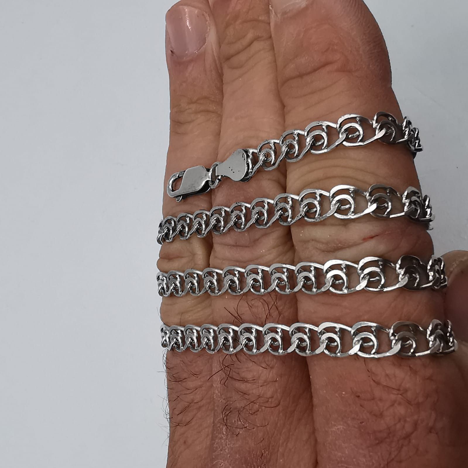 Vintage Vintage Jewelry Chain, 925 Sterling Silver, Signed 13,88g Size ONE SIZE - 6 Thumbnail