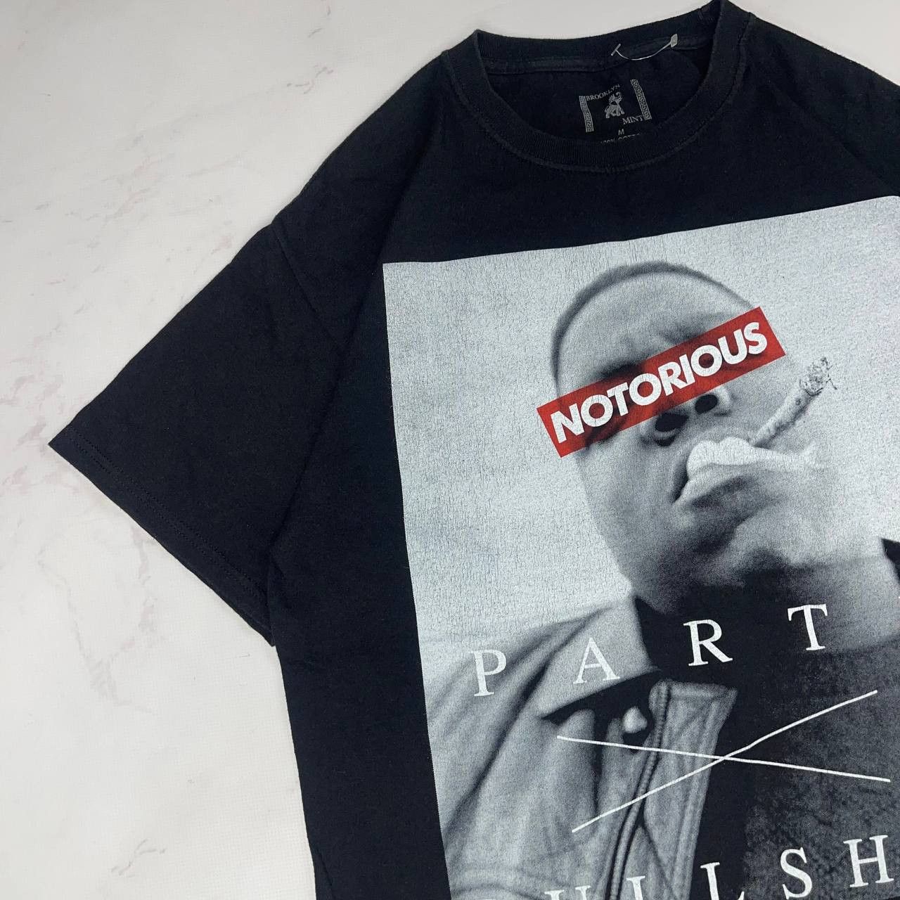 Vintage Vintage Notorious BIG Shirt Party And Bullsh Black Size M Size US M / EU 48-50 / 2 - 3 Thumbnail