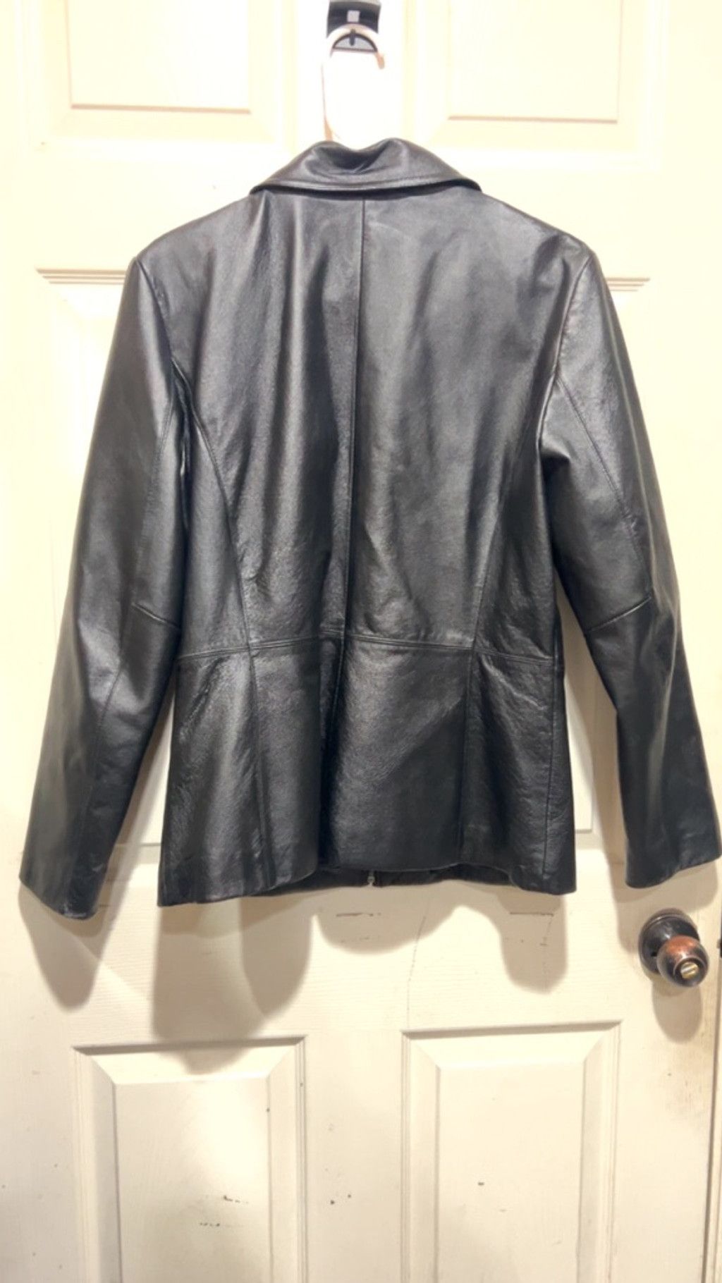 Worthington Women's Worthington Black Leather Jacket M Size M / US 6-8 / IT 42-44 - 4 Thumbnail