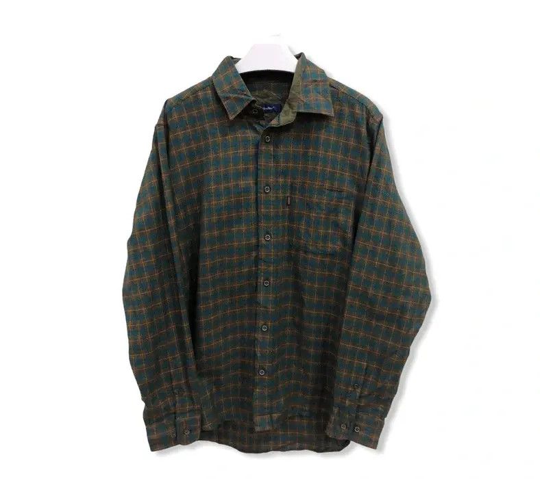 Flannel × Golden Bear Vintage Golden Bear Plaid Tartan Flannel Shirt 👕 Size US L / EU 52-54 / 3 - 1 Thumbnail
