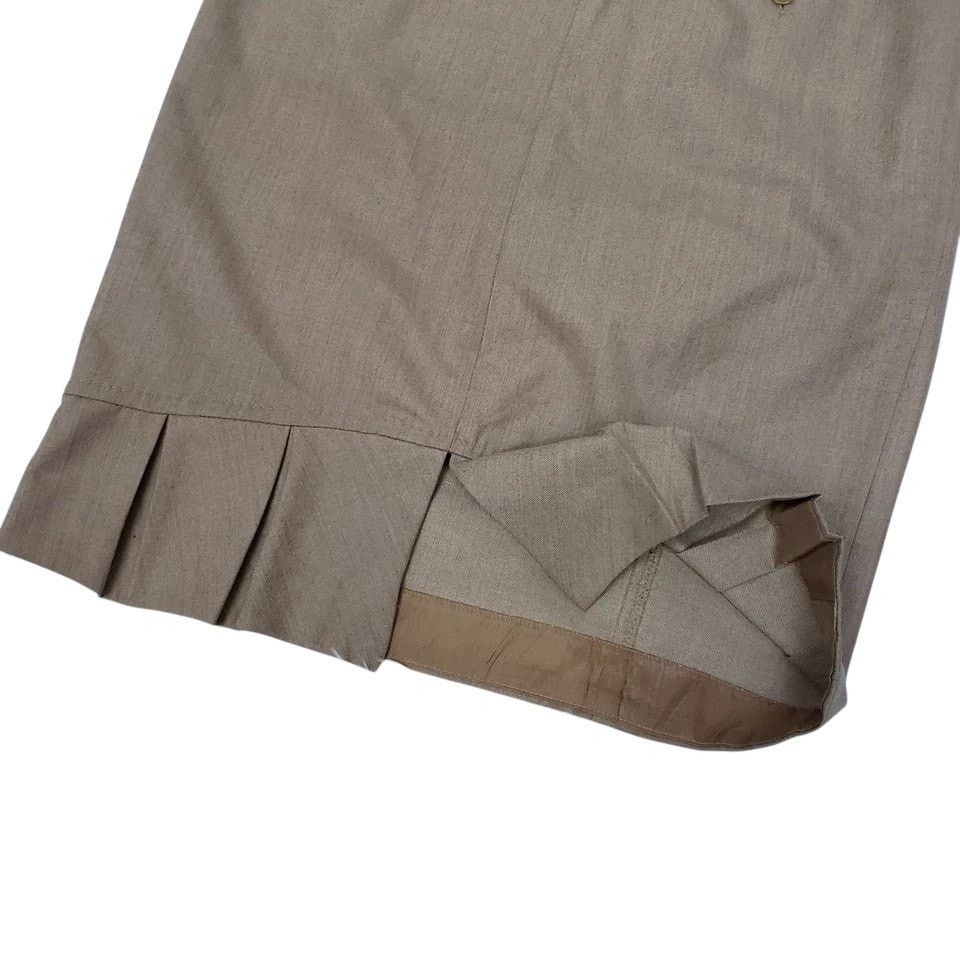 Max Mara Max Mara Made in Italy Woolmark Pleated back Pencil Skirt 2 Size 26" / US 2 / IT 38 - 12 Thumbnail