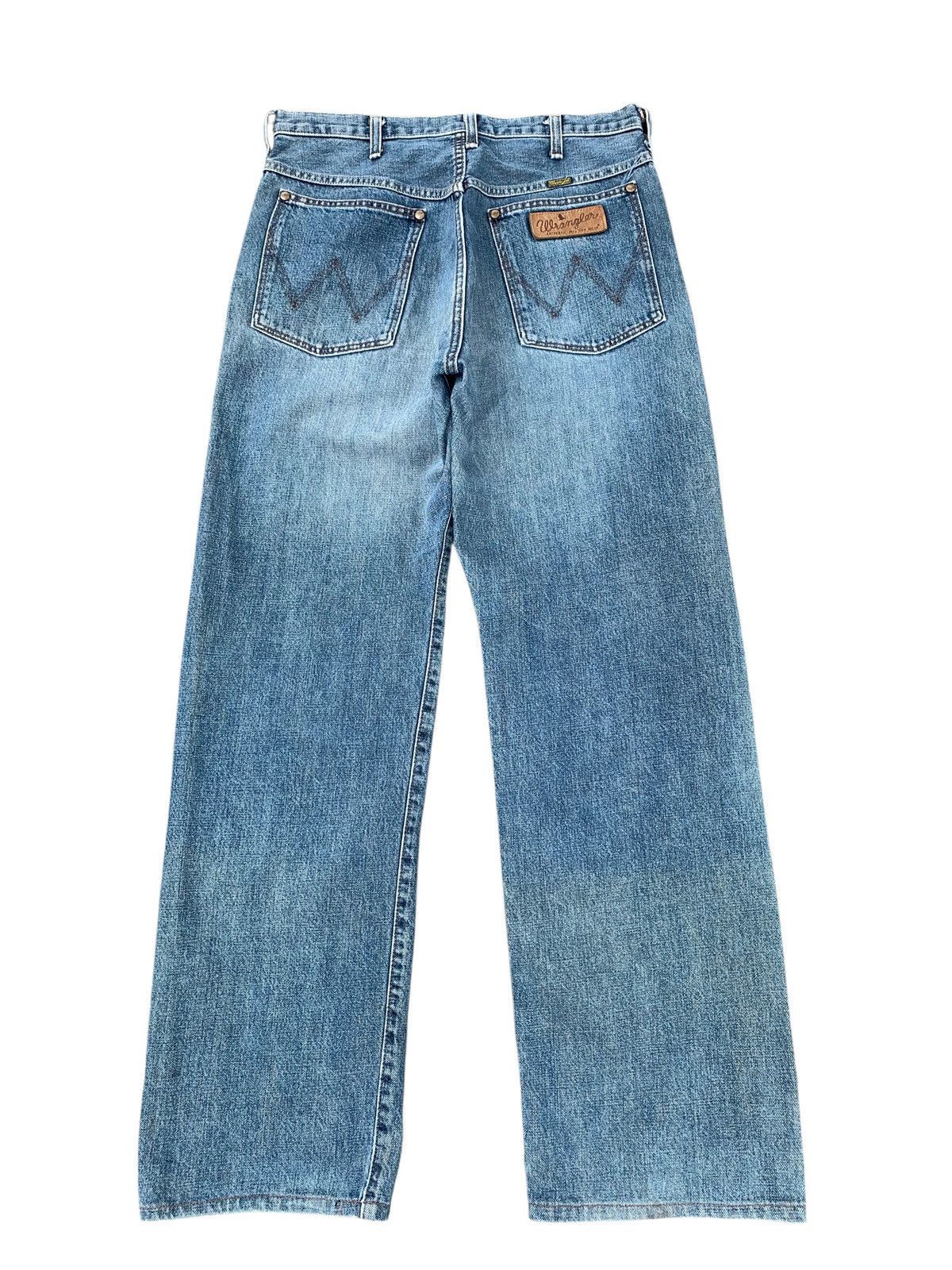Wrangler VINTAGE WRANGLER SELVEDGE BAGGY JAPANESE FADED DENIM Size US 31 - 2 Thumbnail