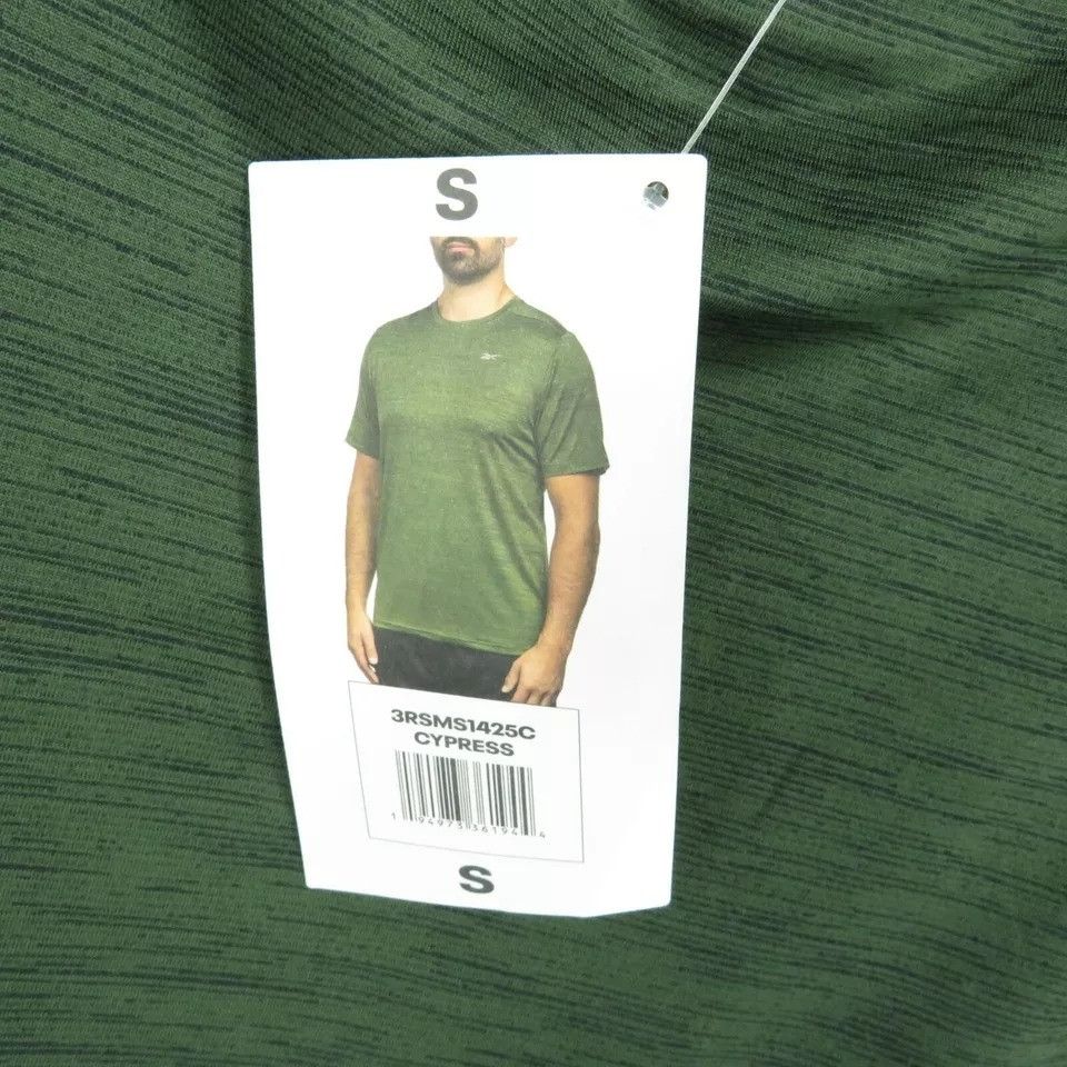 Reebok Reebok Men's Small Green Short Sleeve T-Shirt NWT Size US S / EU 44-46 / 1 - 5 Thumbnail