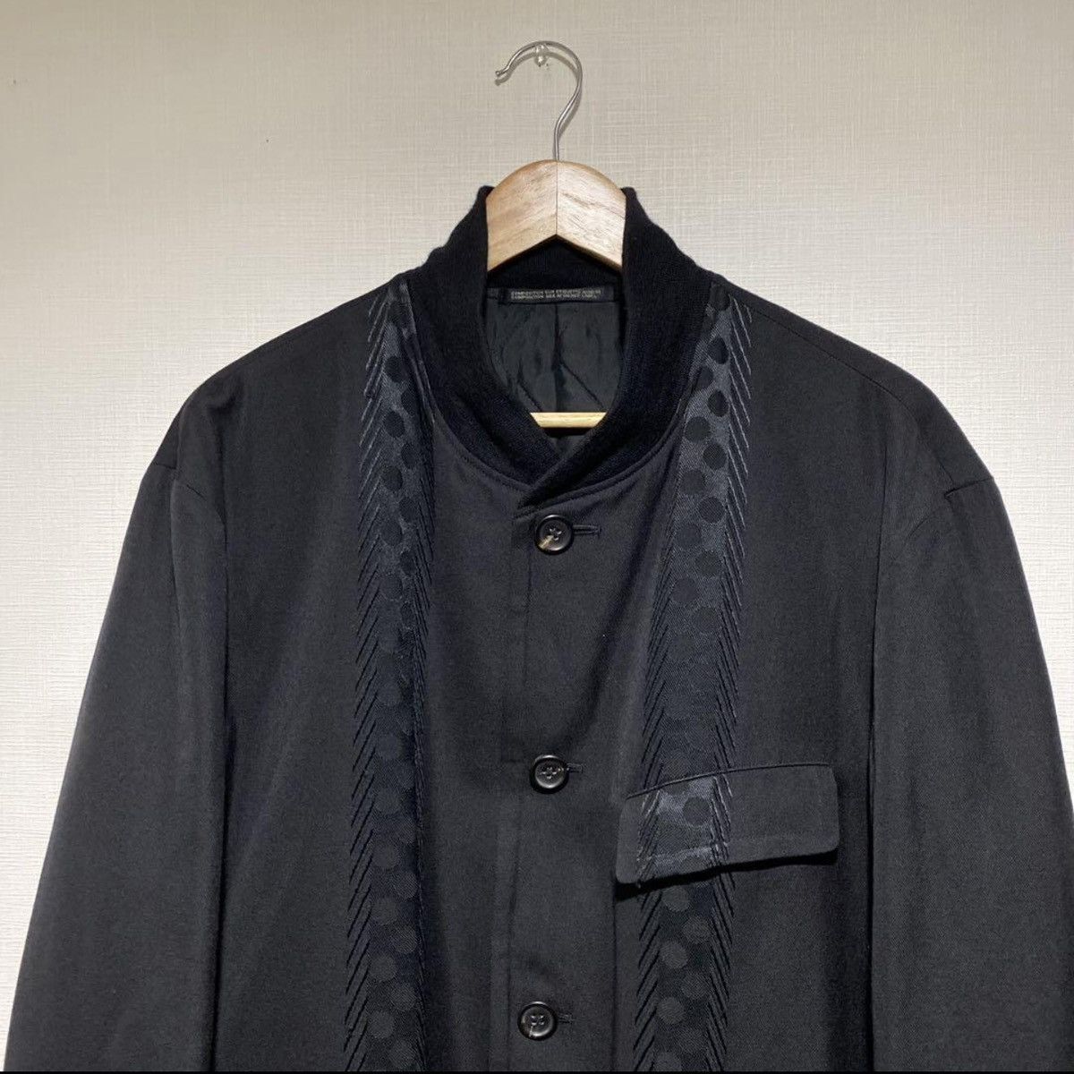 Yohji Yamamoto Yohji Yamamoto Pour Homme AW93 Embroidered Quilted Jacket Size US M / EU 48-50 / 2 - 2 Thumbnail
