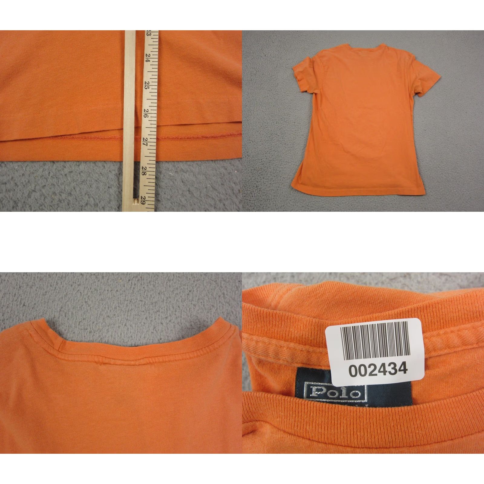 Polo Ralph Lauren Polo Ralph Lauren Shirt Mens Small Orange Blue Pony Short Sleeve Size US S / EU 44-46 / 1 - 8 Thumbnail