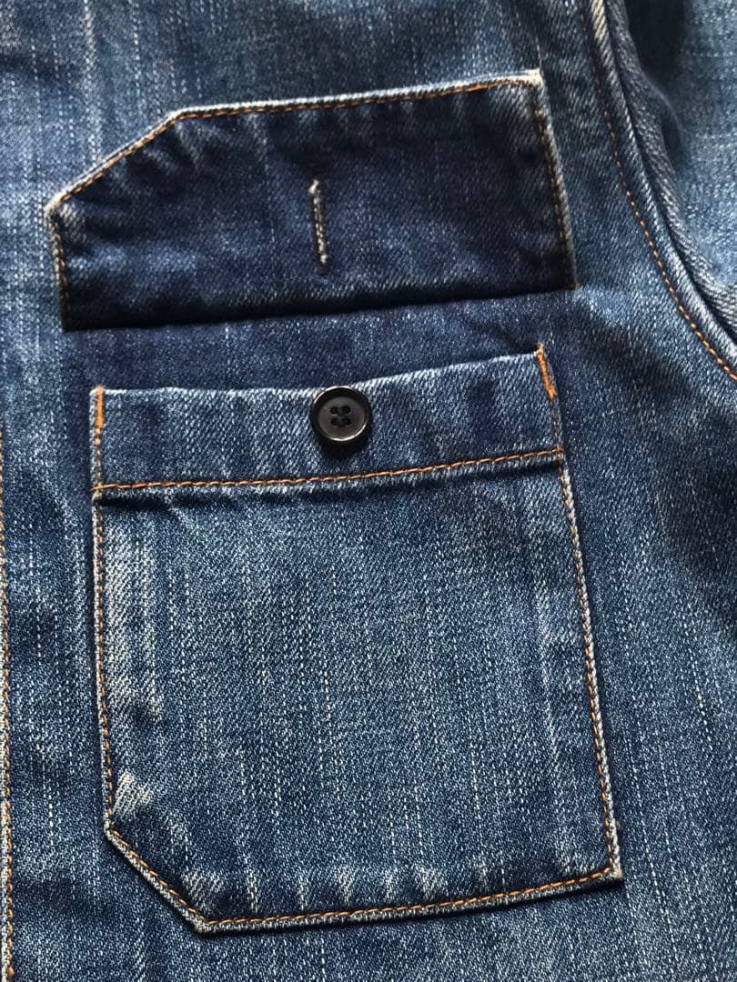 Hedi Slimane 03SS Dior Homme Denim Jacket Size US S / EU 44-46 / 1 - 4 Thumbnail