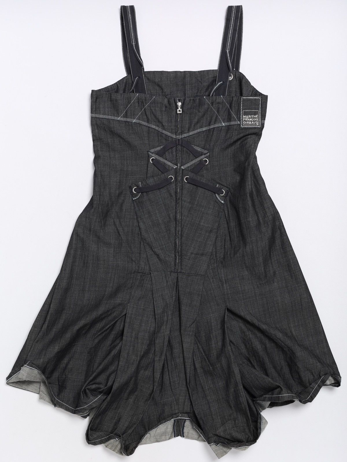 Marithe + Francois Girbaud Marithe Francois Girbaud Vintage Mini Dress y2k Grunge Rare Size S / US 4 / IT 40 - 7 Thumbnail